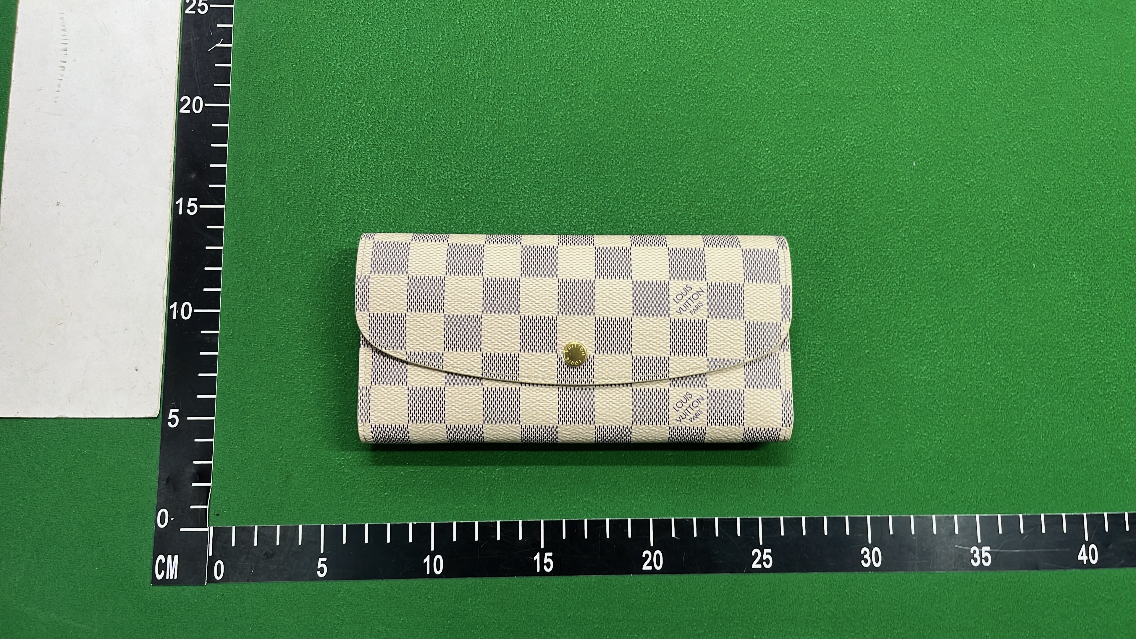Louis Vuitton Damier Azur Wallet with Monogram Suitcase
