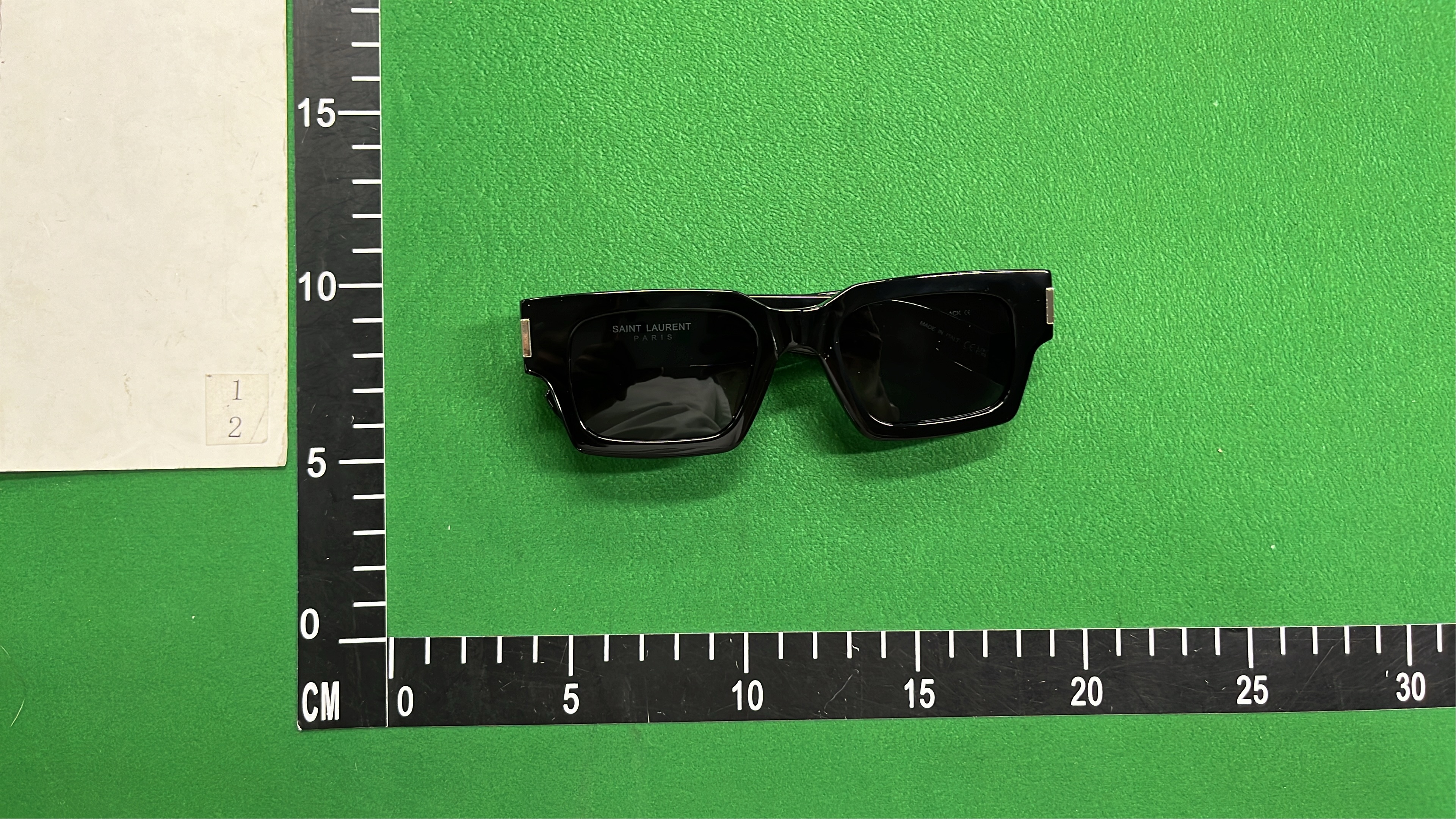 Saint Laurent Square Sunglasses with Original Hardware