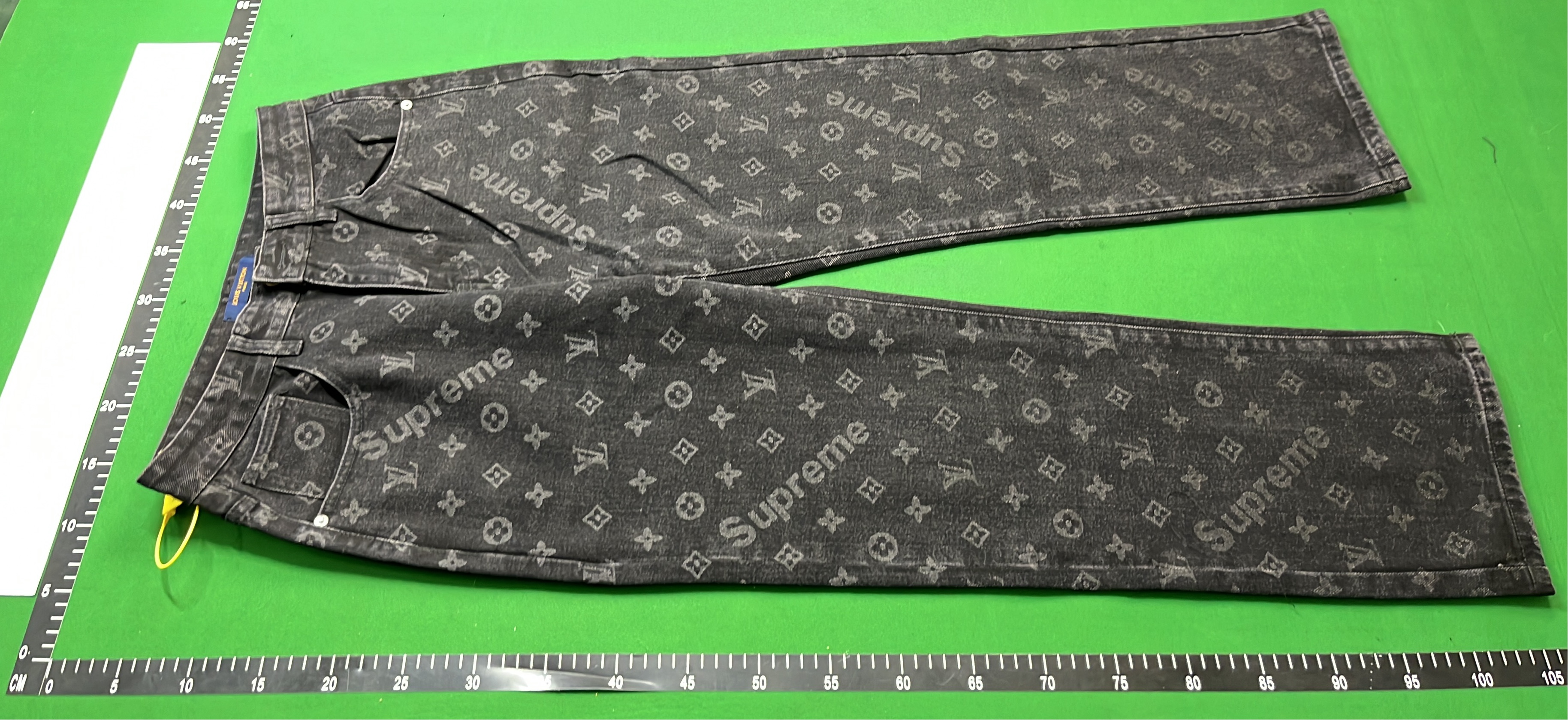 Supreme Louis Vuitton Monogram Denim Jeans