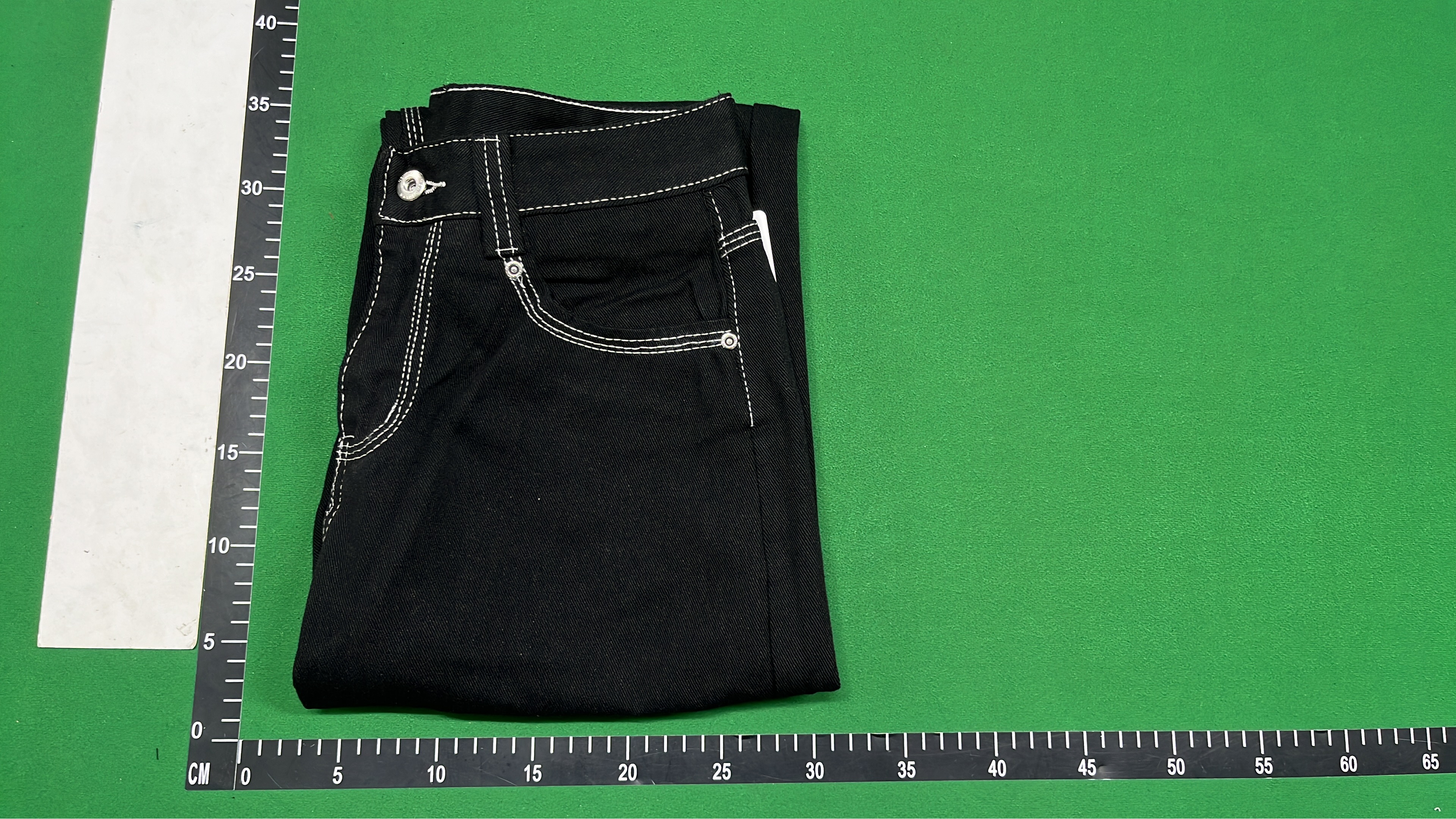 The Reaction Denim Jeans with Contrast Stitching