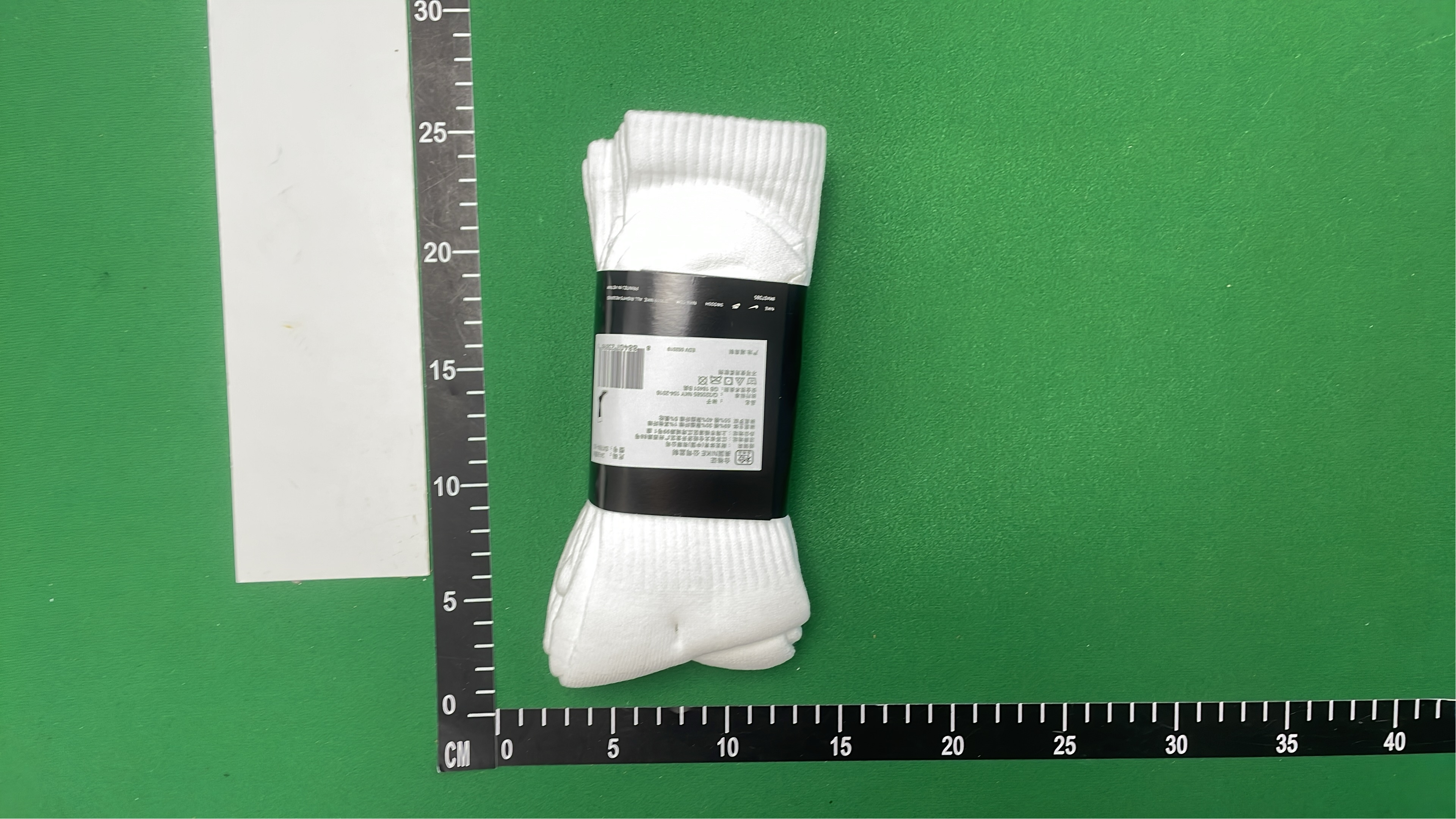 Nike Black Crew Socks with White Logo
