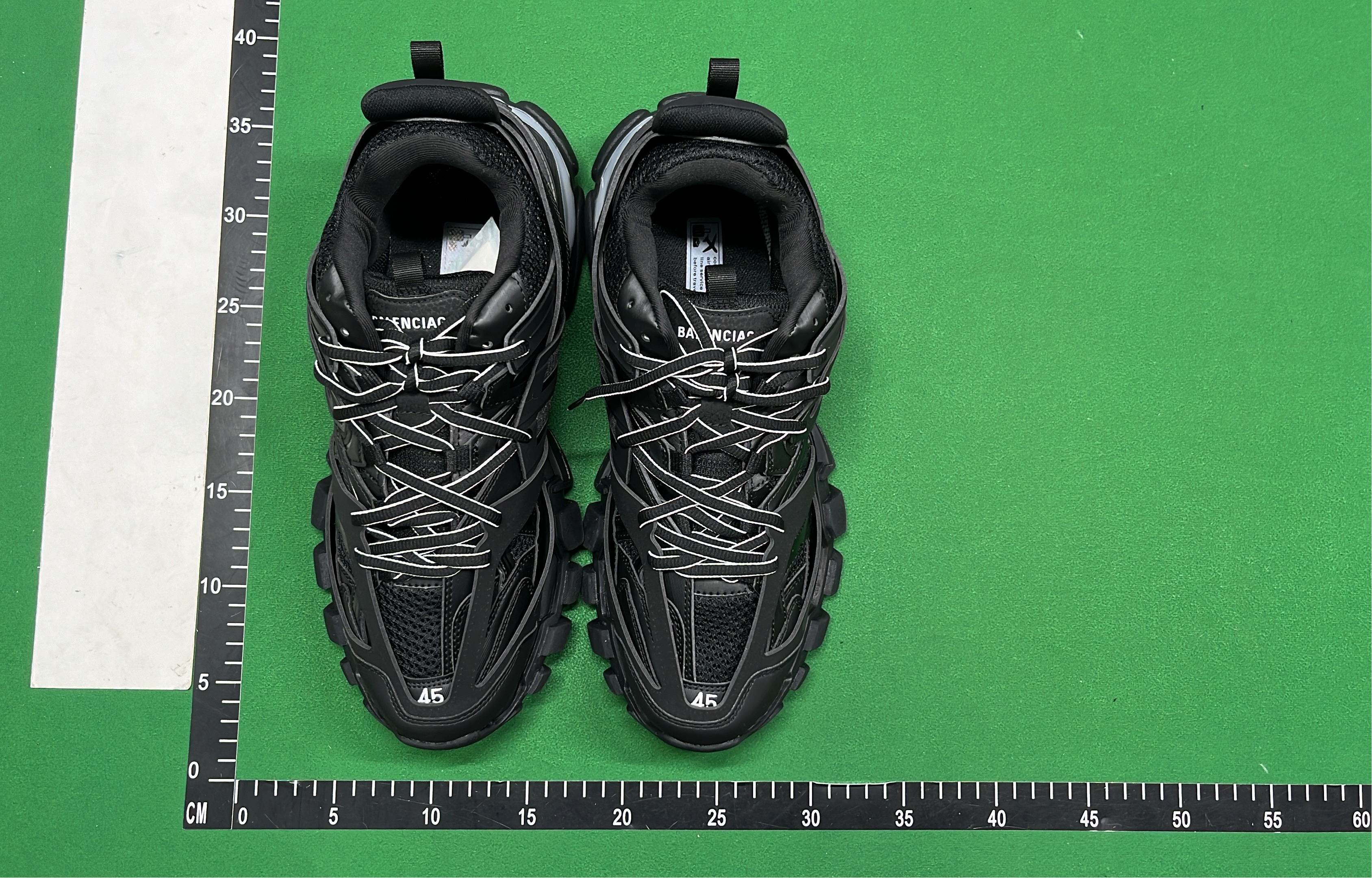 Balenciaga Triple S Black Sneakers with Pink Sole