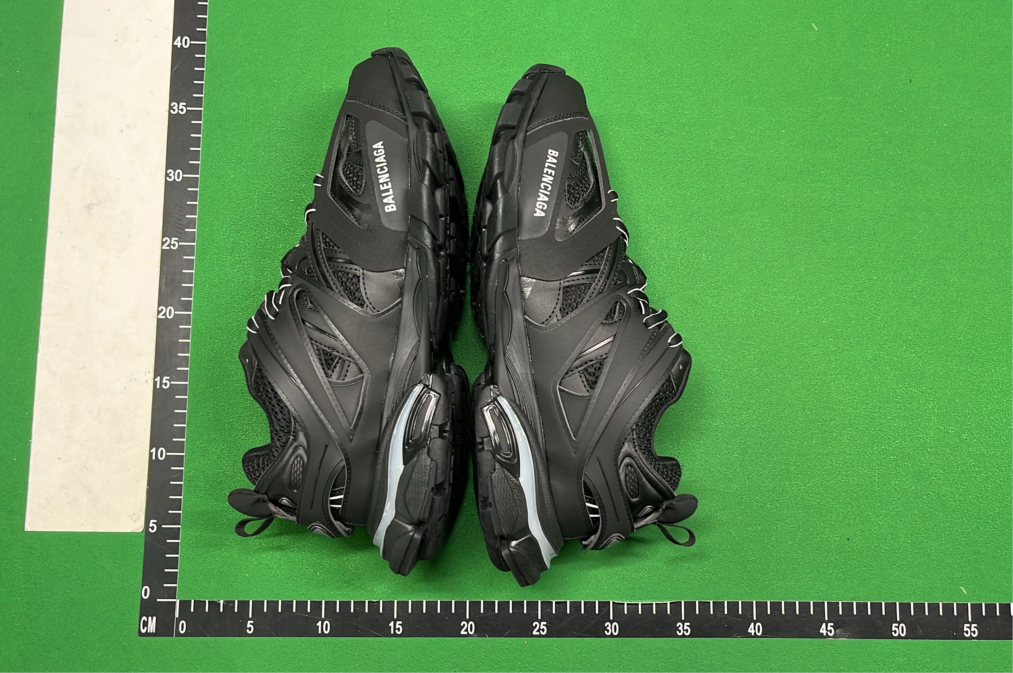 Balenciaga Triple S Black Sneakers with Pink Sole