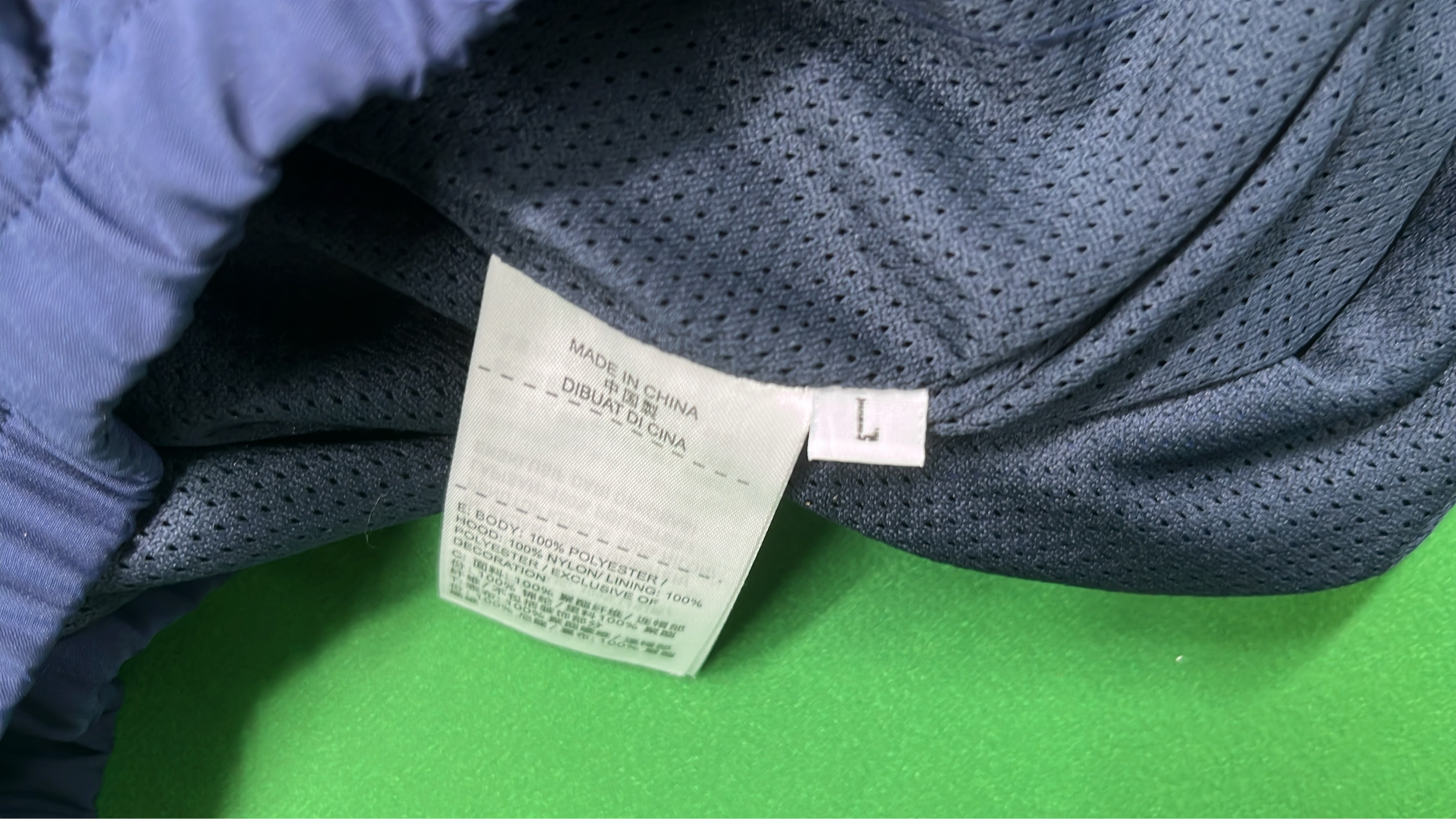 Nike Vintage Windbreaker Jacket Blue Beige