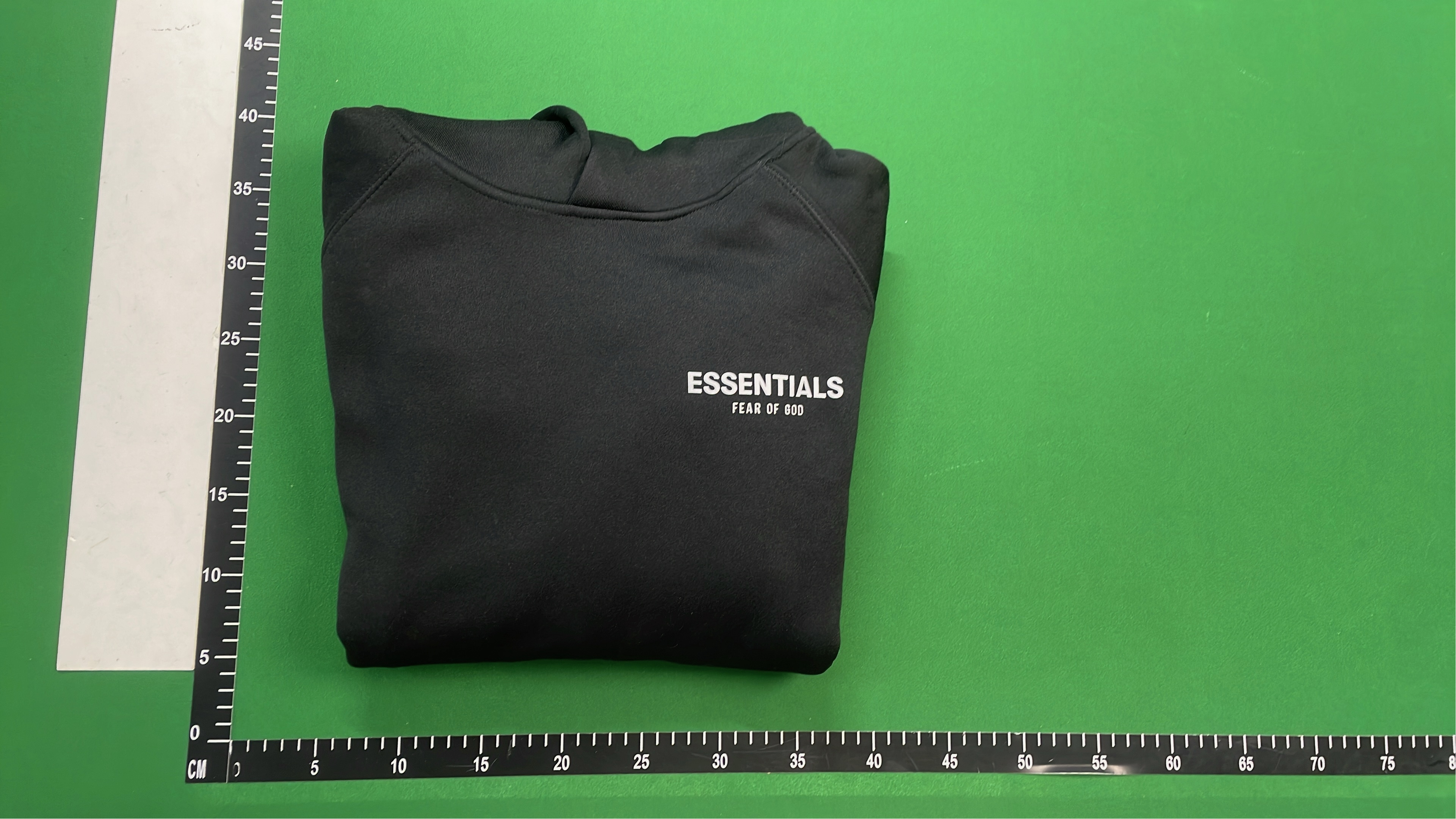 Essentials Hoodie - Beige Oversized Sweatshirt with Logo
