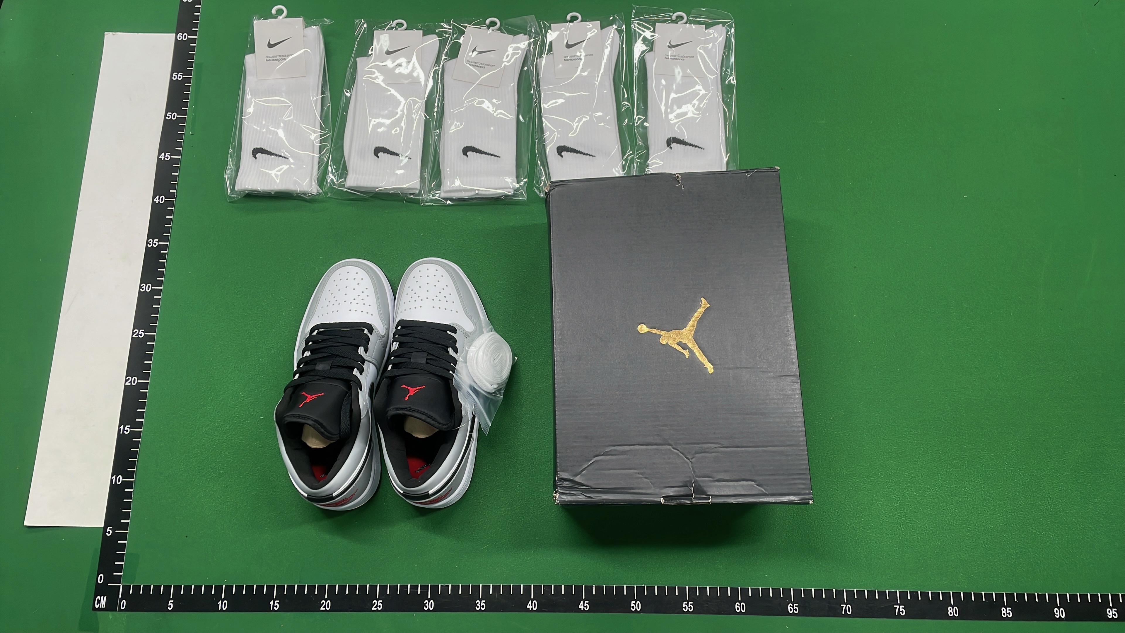 Nike Air Jordan 1 Low Yellow White Black Sneakers