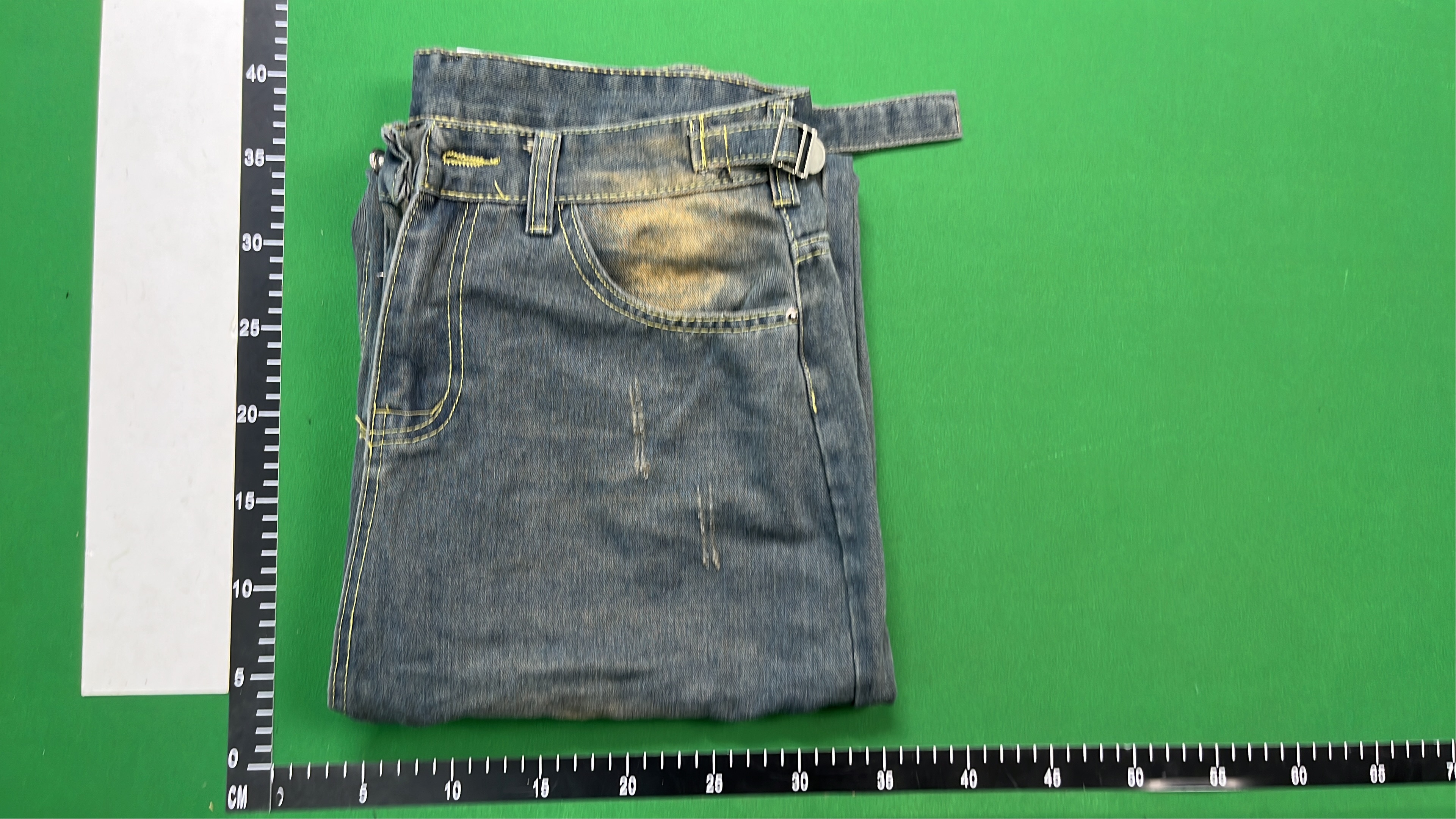 Vintage Washed Wide Leg Denim Jeans for Men