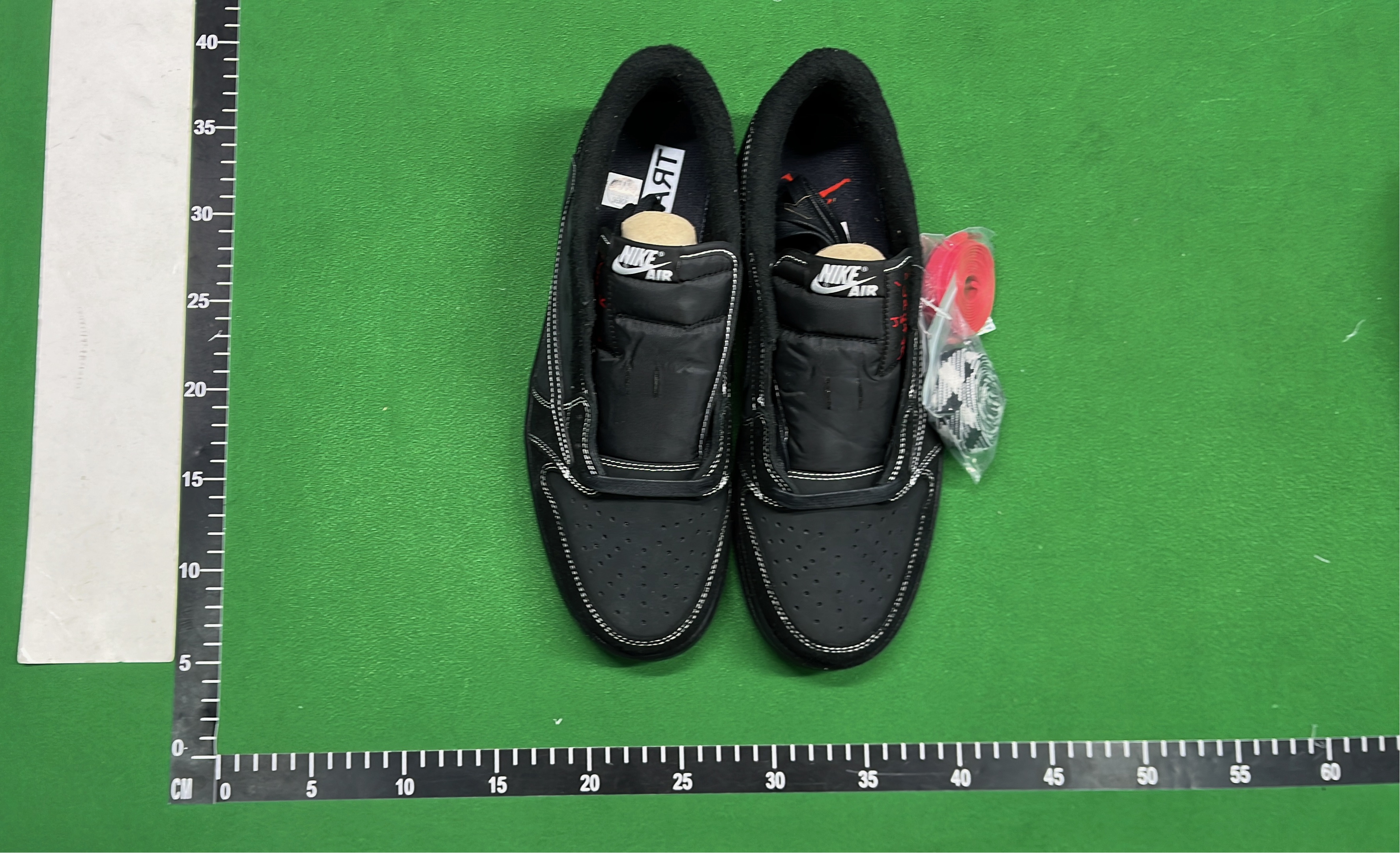 Nike Air Jordan 1 Low Black with Red Laces