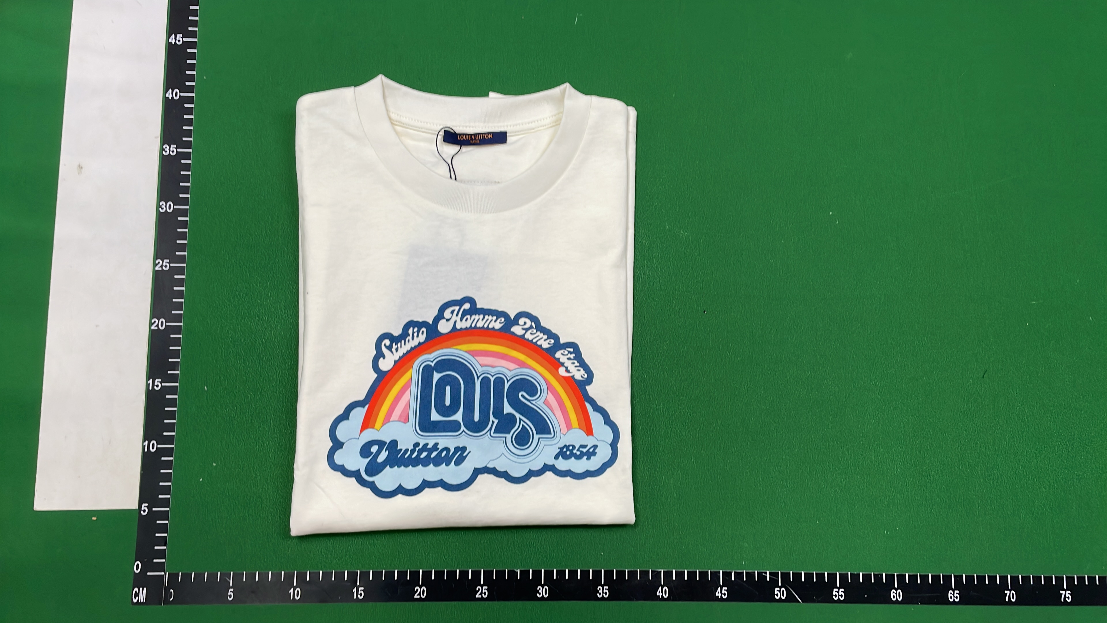 Plain White T-Shirt with Clean Hem Detail
