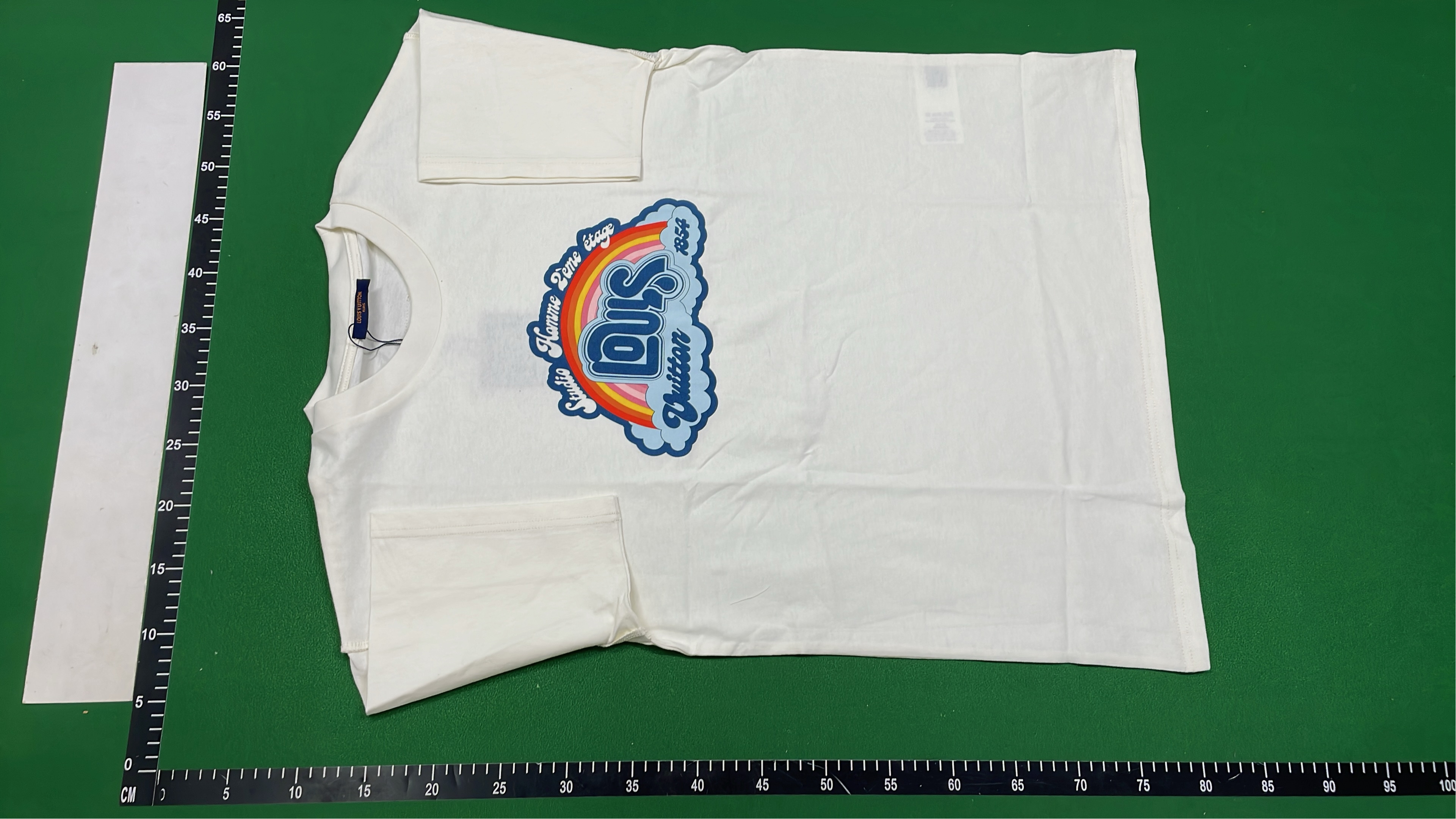 Plain White T-Shirt with Clean Hem Detail
