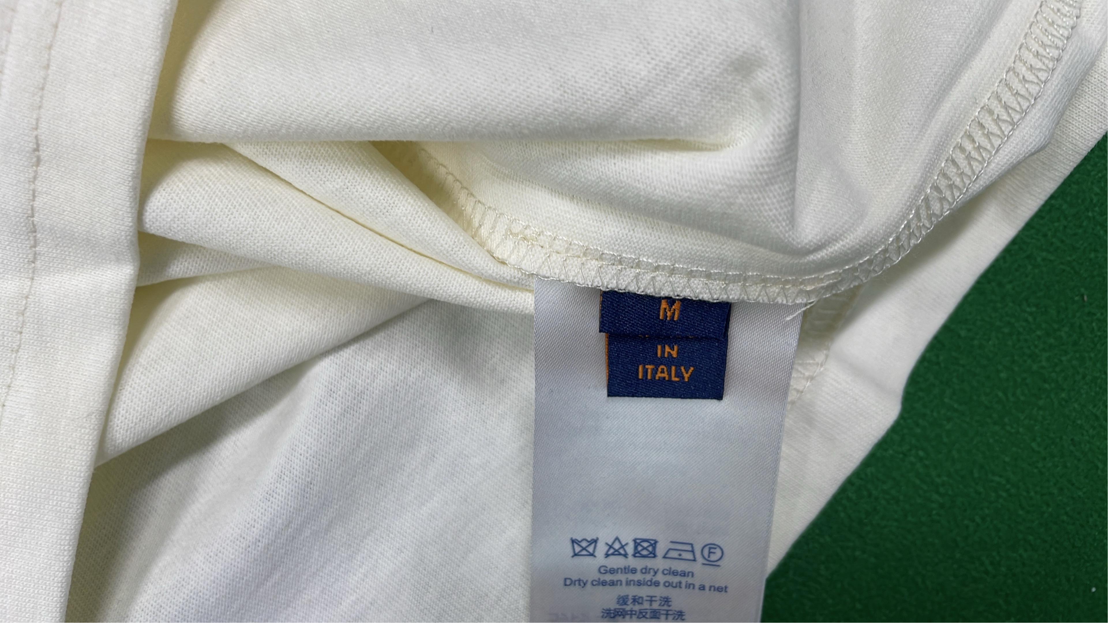 Plain White T-Shirt with Clean Hem Detail