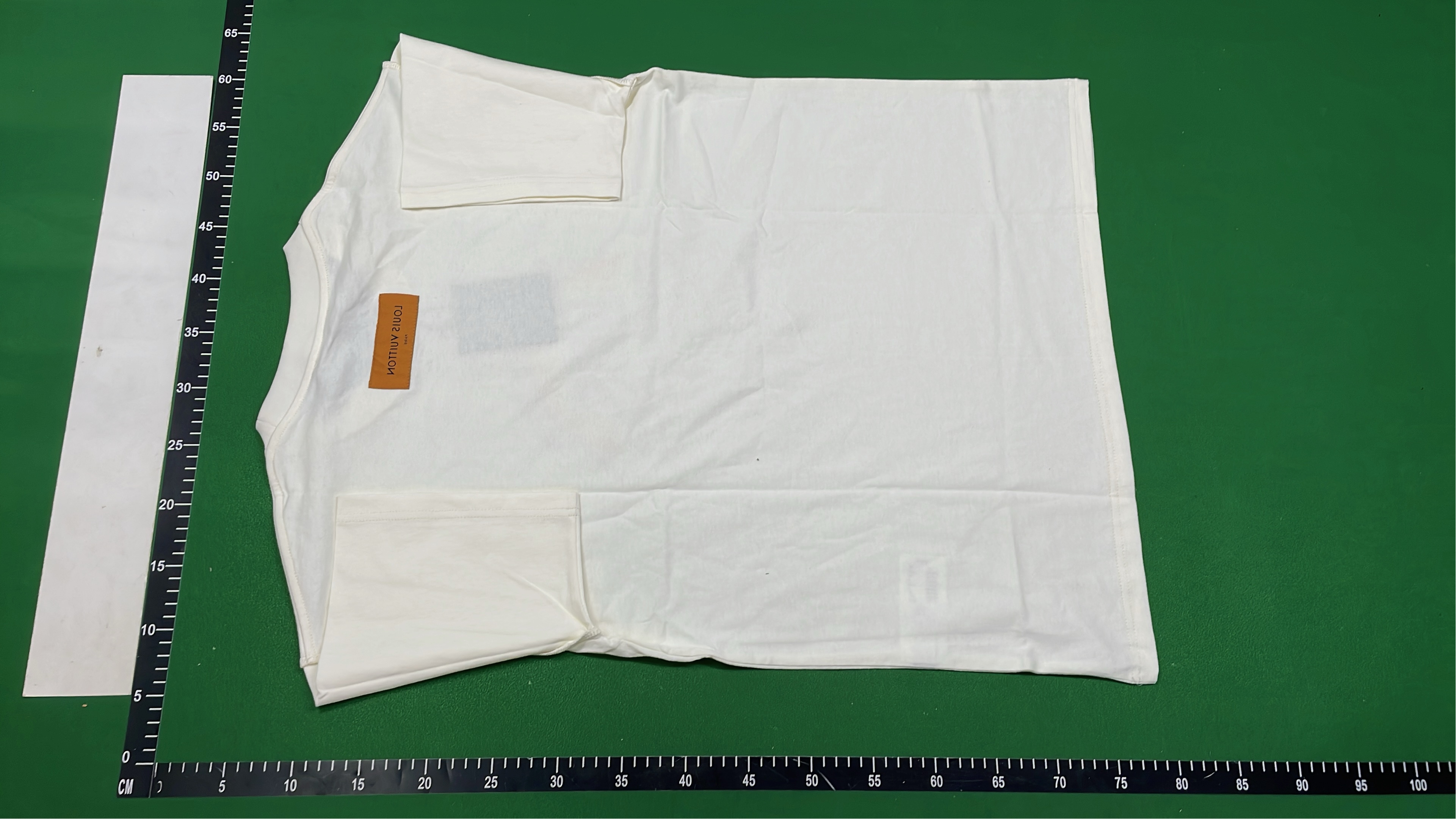 Plain White T-Shirt with Clean Hem Detail