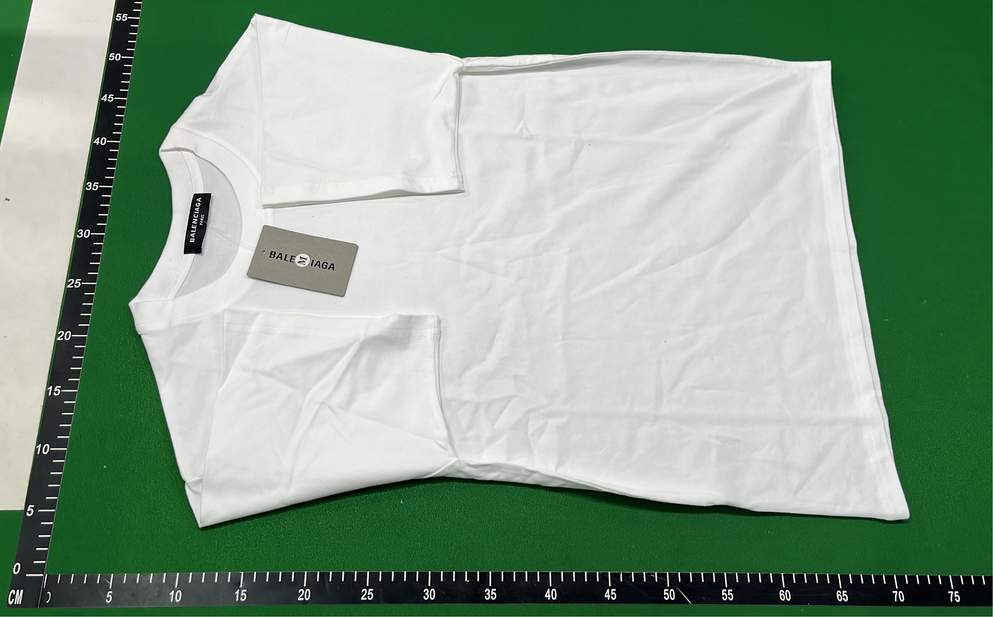 Balenciaga White Logo T-Shirt for Men - Stylish and Lightweight