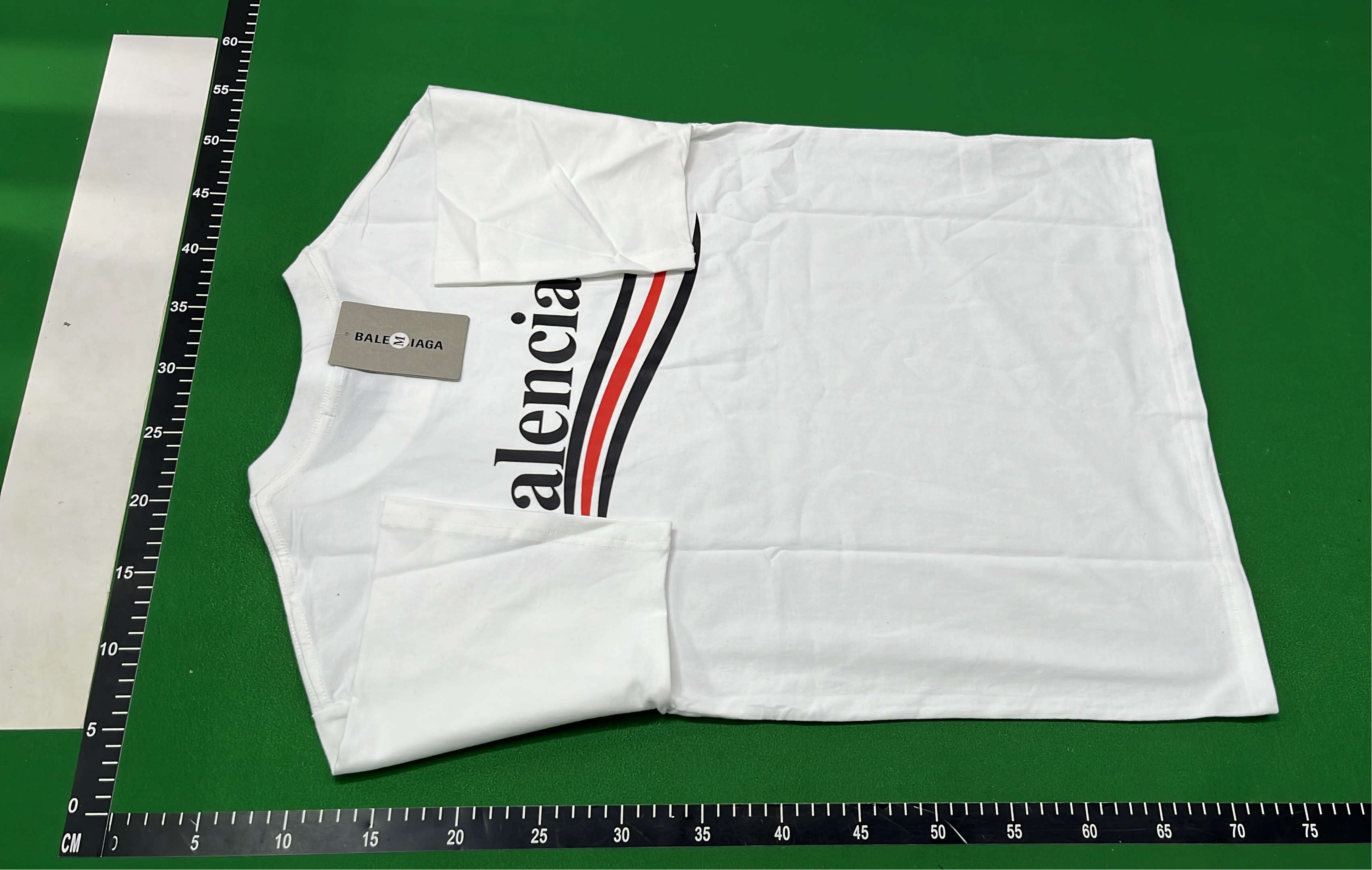 Balenciaga White Logo T-Shirt for Men - Stylish and Lightweight