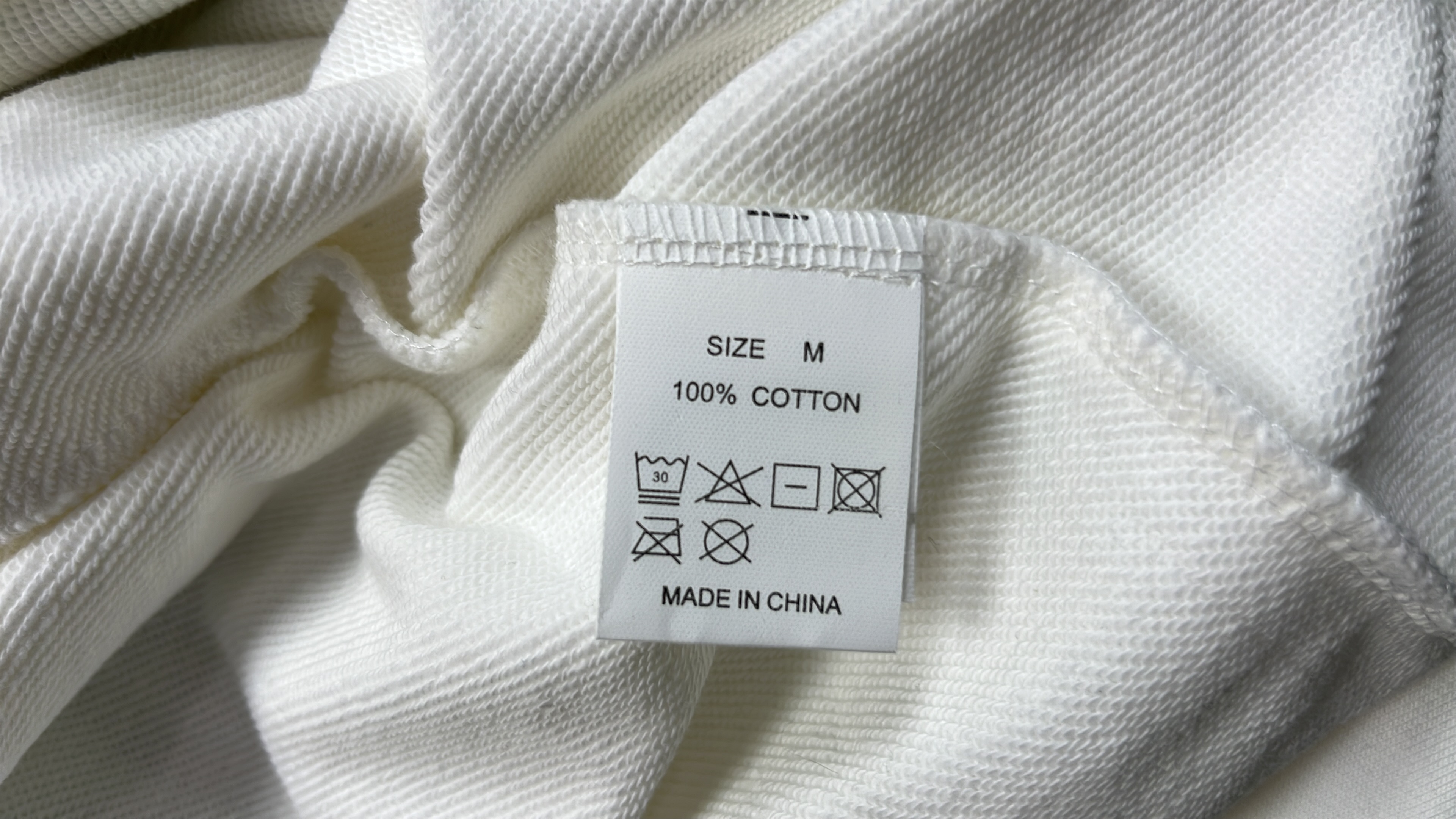 Vlone Hoodie Cream Color with Blue V Logo and LONE Print