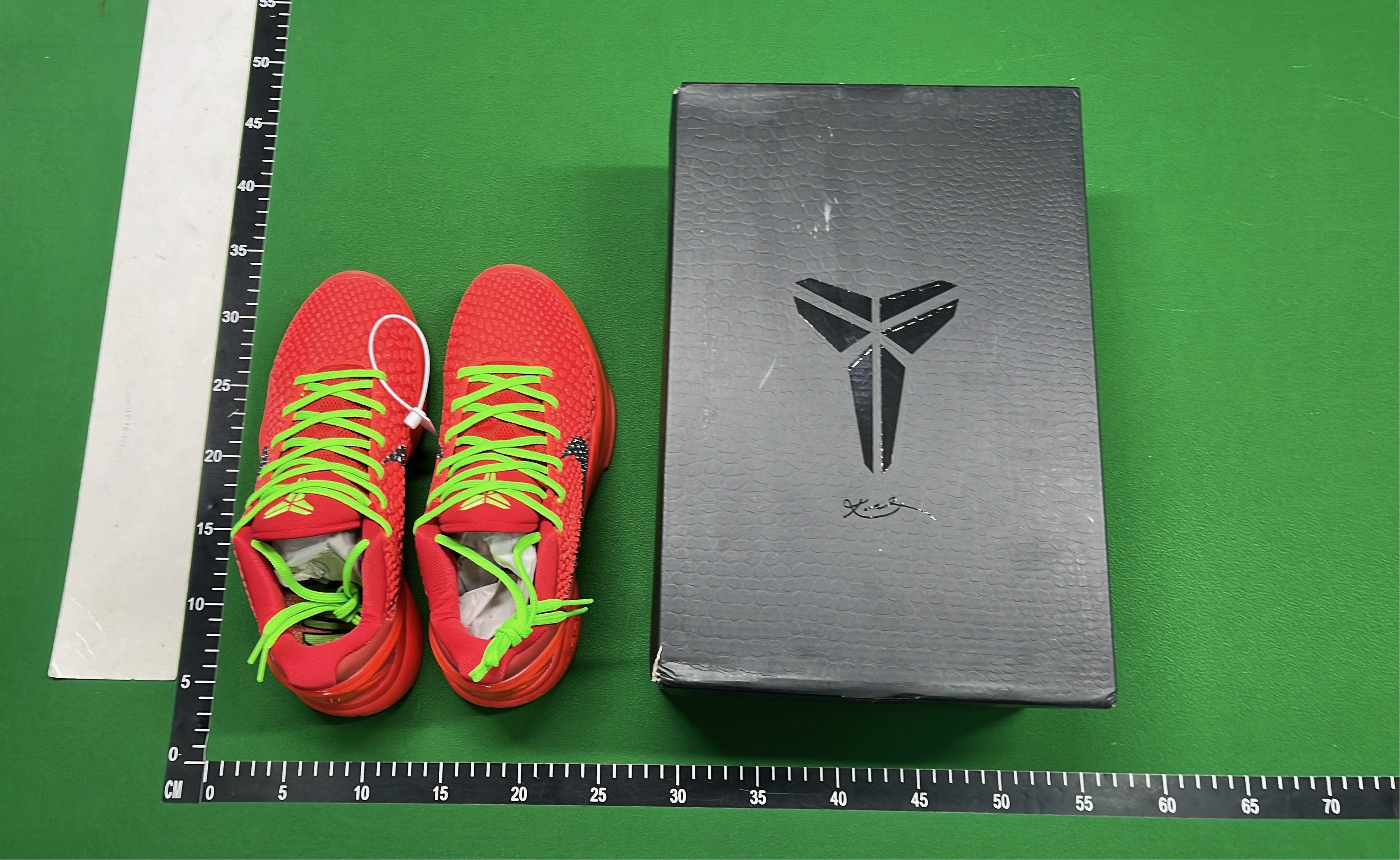 Nike Kobe 8 Protro Volt Red and Green Basketball Shoes