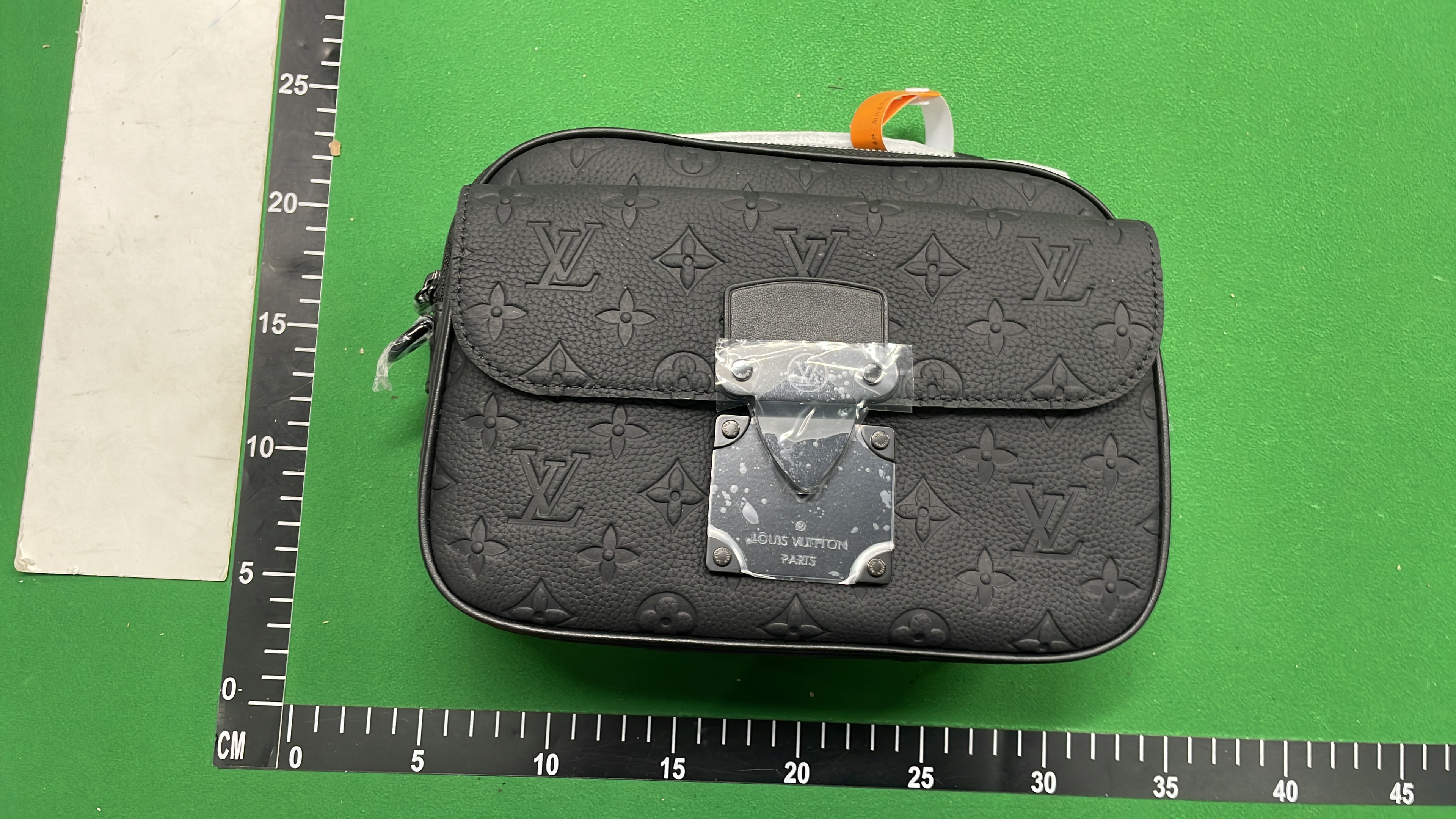 LV Black Monogram Empreinte Camera Bag with Strap