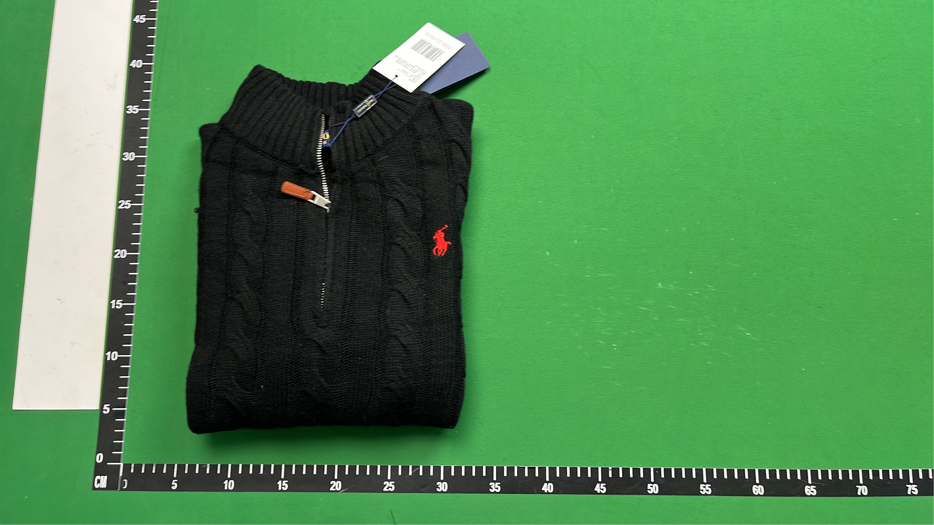 Men's Cable Knit Quarter-Zip Sweater in Multiple Colors
