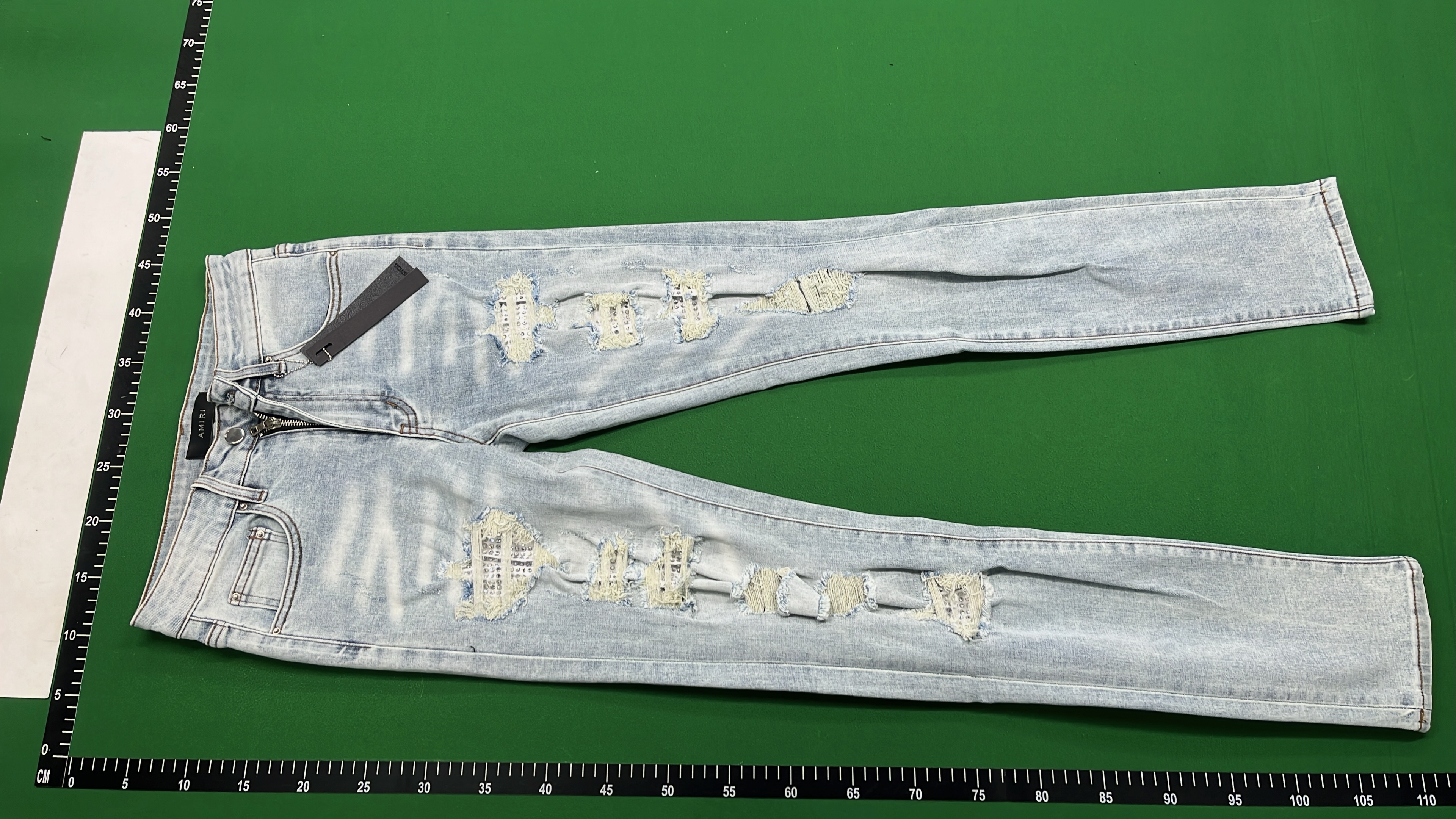 Black Ripped Skinny Jeans for Men - Distressed Denim Pants