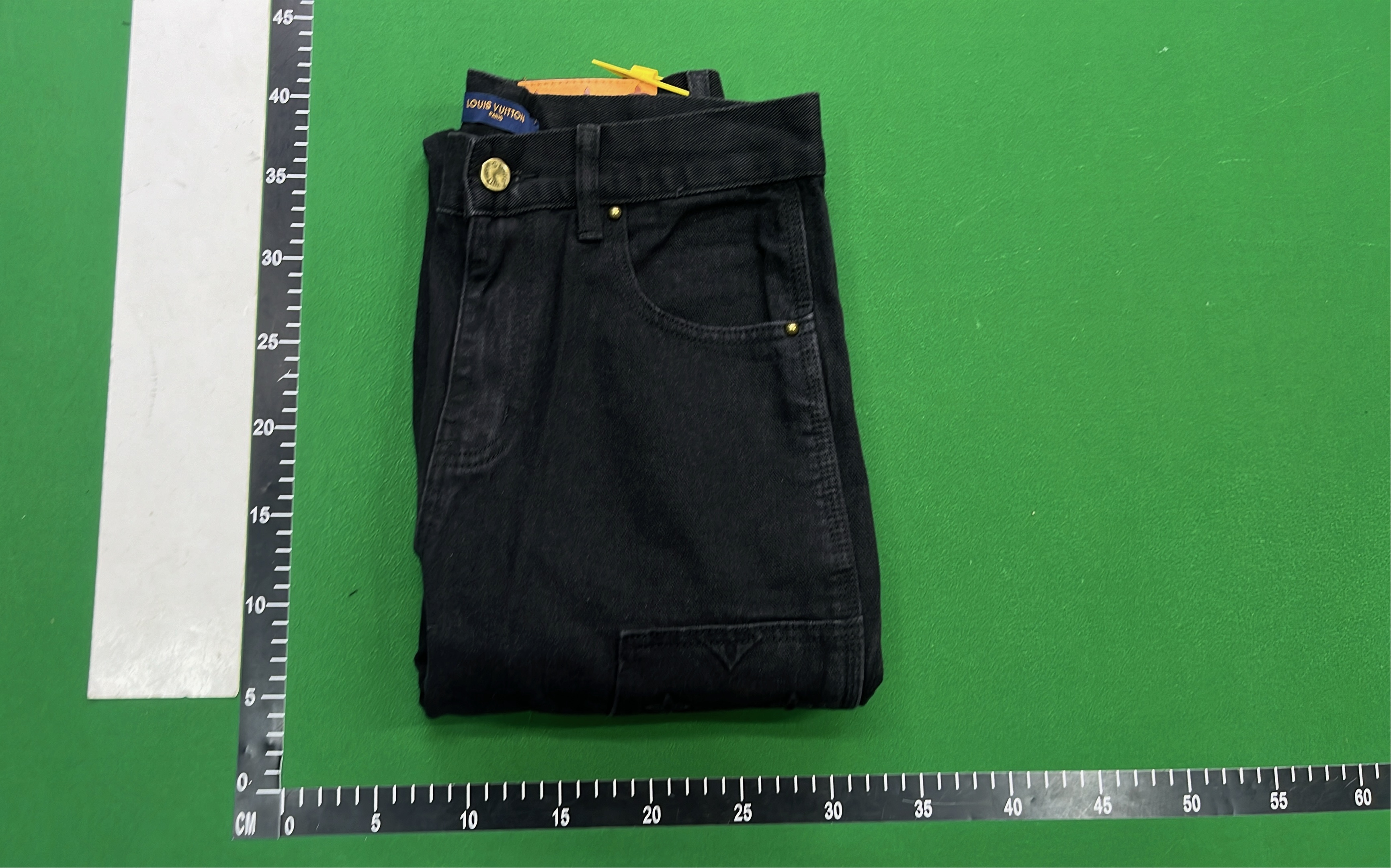 LV Monogram Tie-Dye Denim Pants for Men