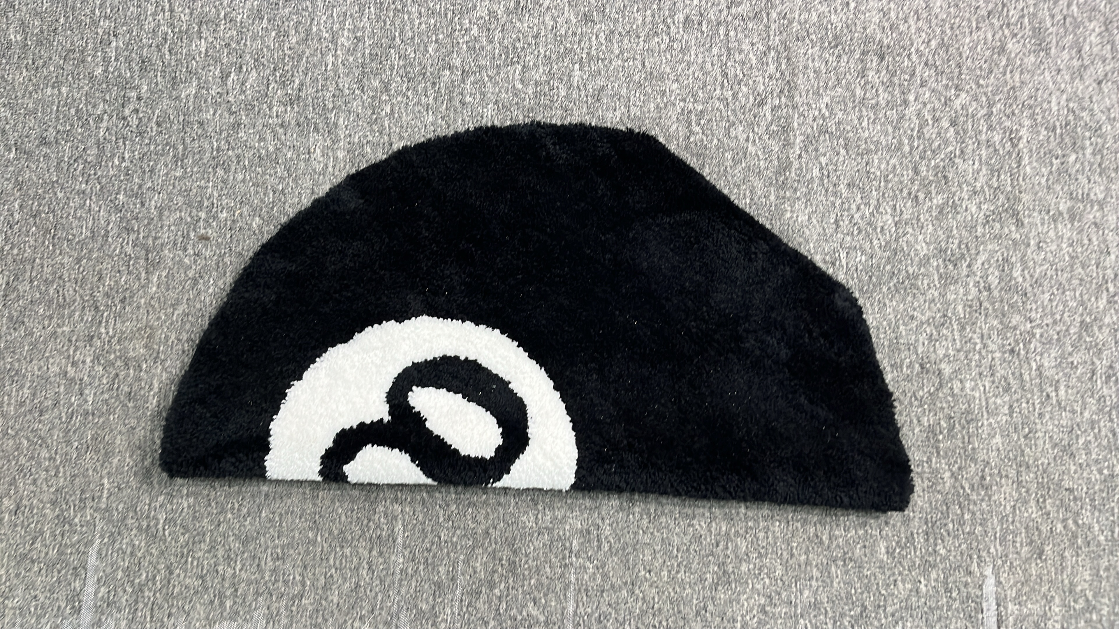 Creative Billiard 8 Ball Rug - Plush Floor Mat for Home Decor