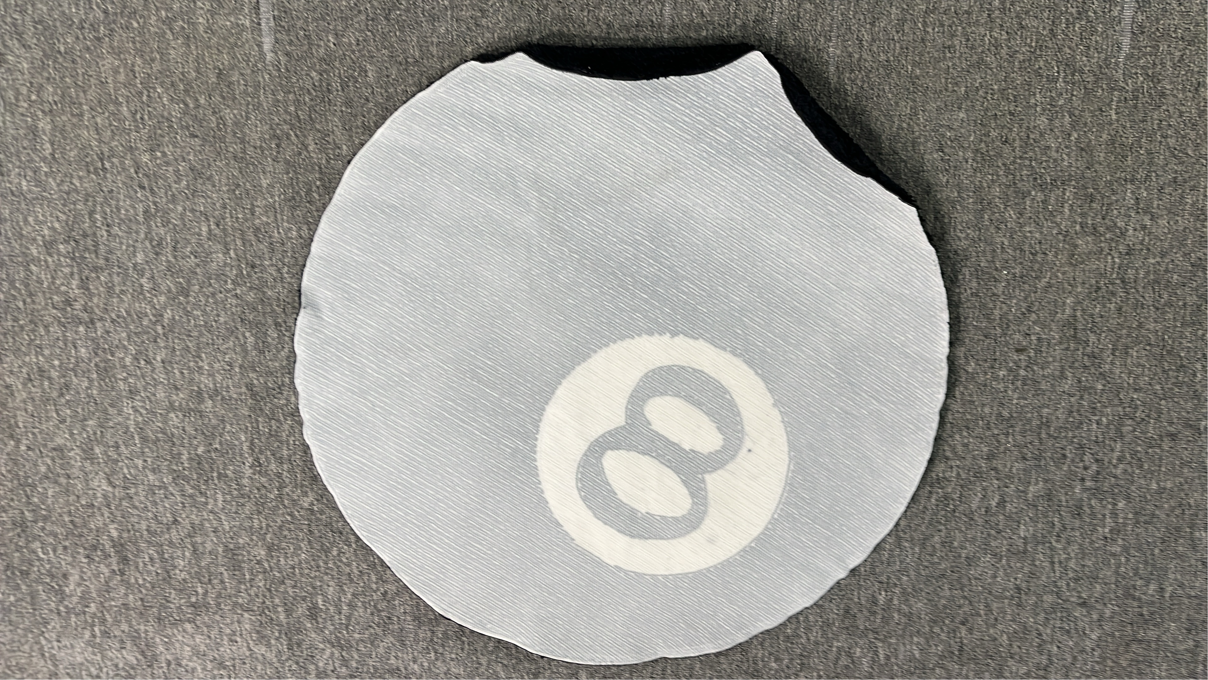 Creative Billiard 8 Ball Rug - Plush Floor Mat for Home Decor