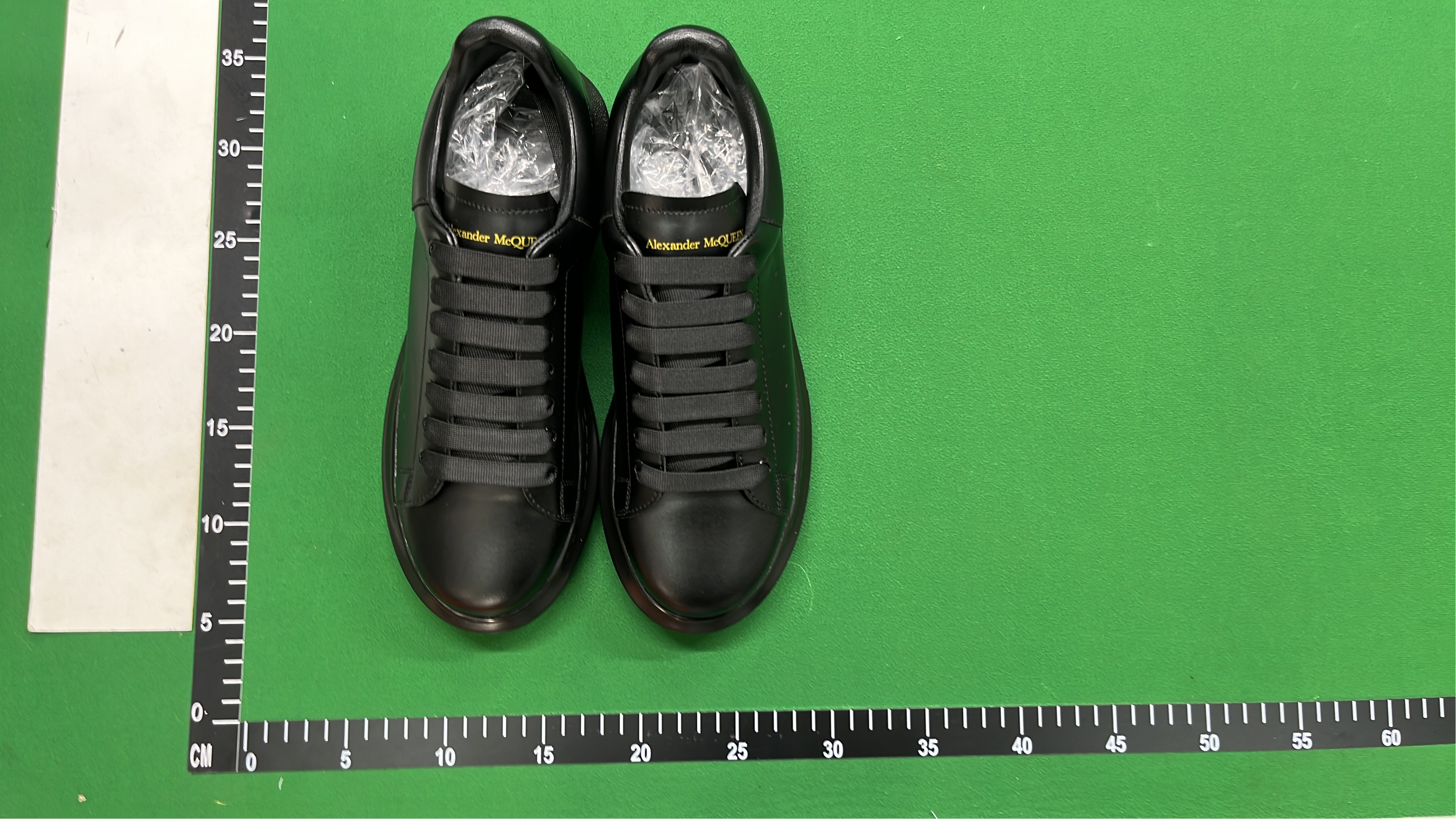 McQueen White and Black Chunky Sneakers