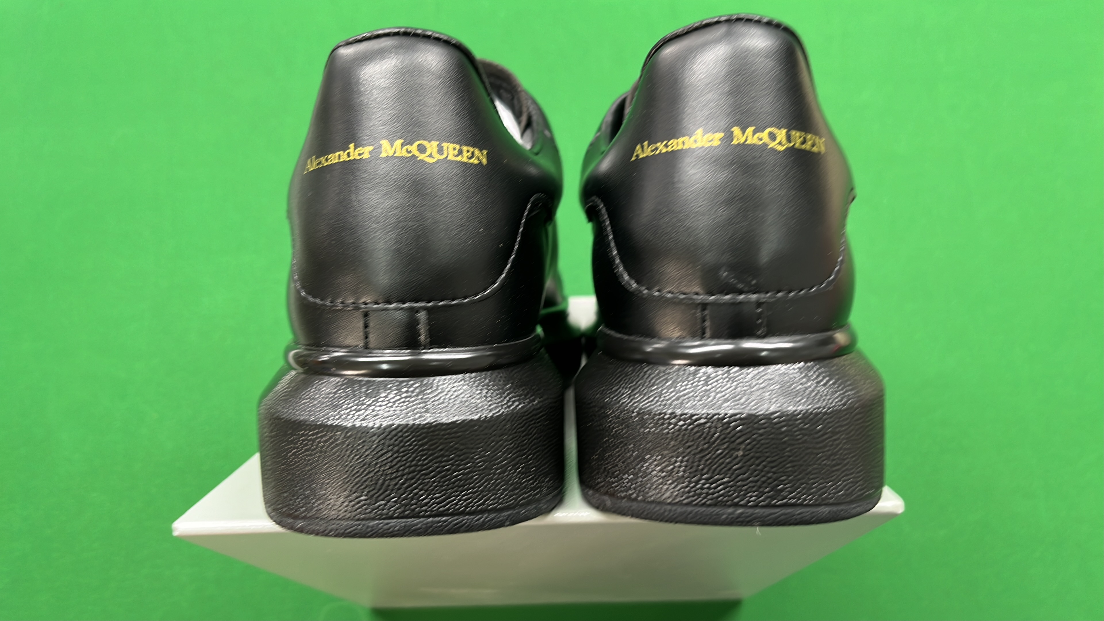 McQueen White and Black Chunky Sneakers