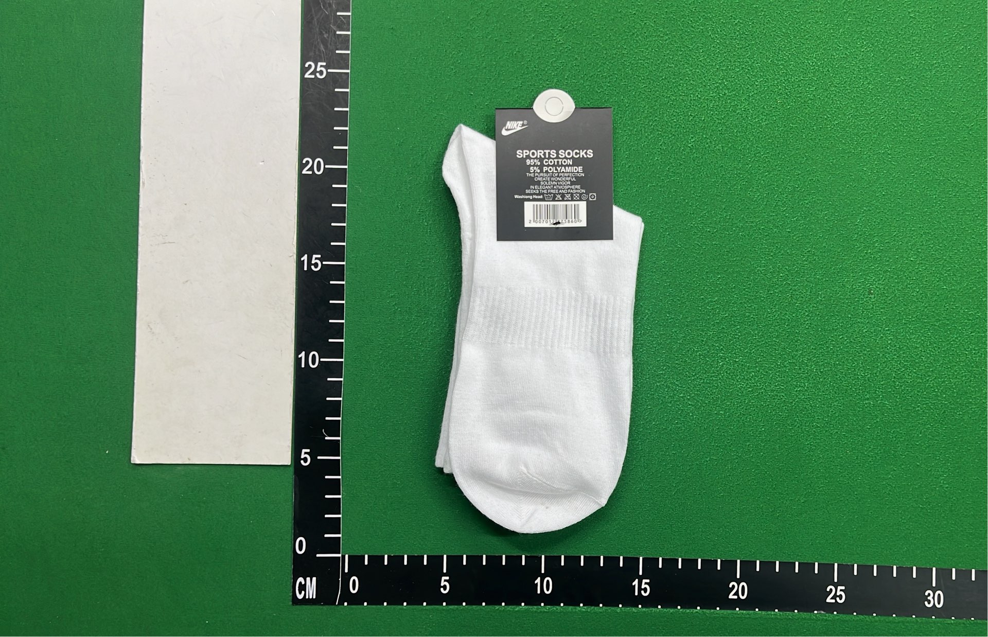 3-Pack White Athletic Socks with Logo - Comfortable & Durable