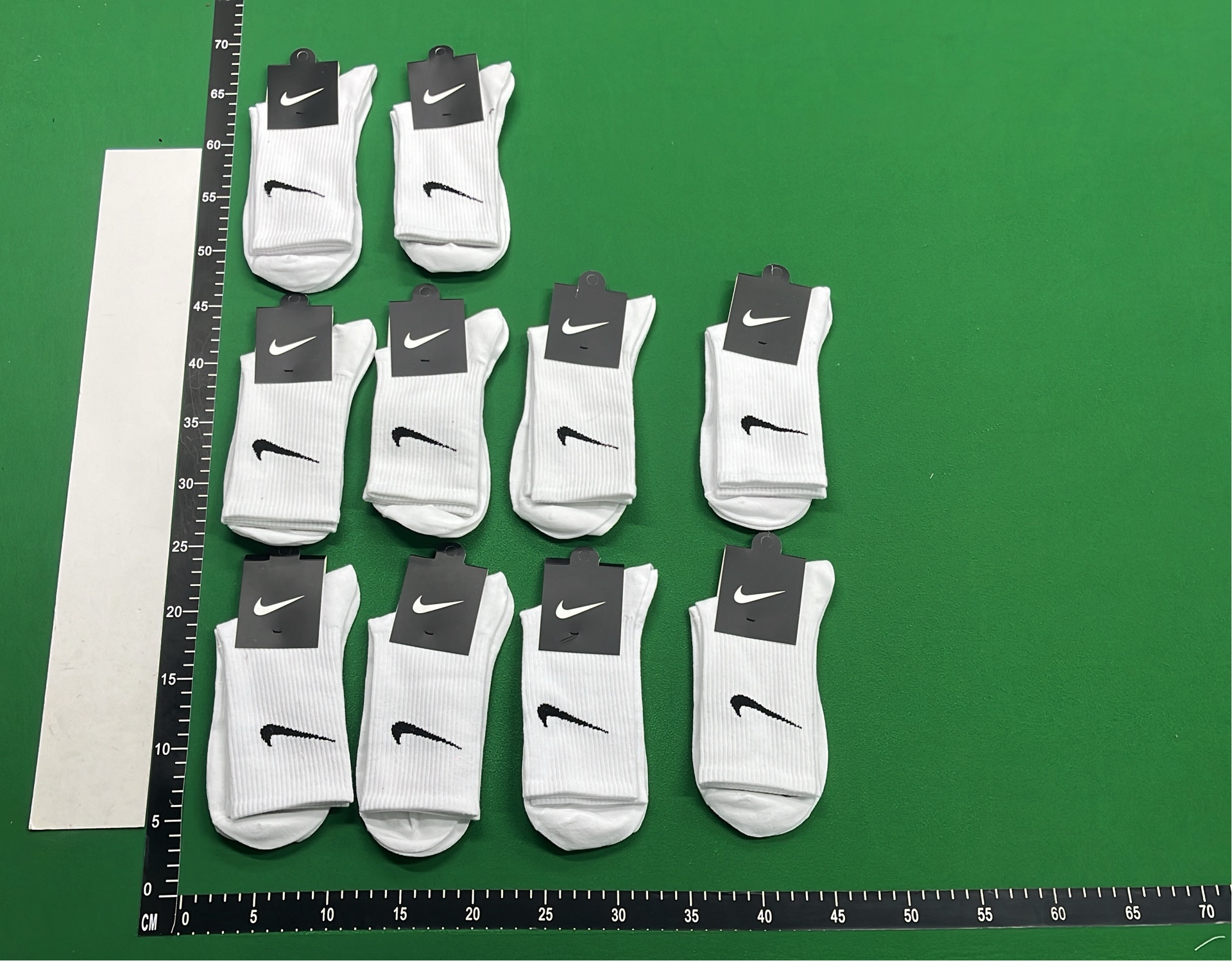 3-Pack White Athletic Socks with Logo - Comfortable & Durable