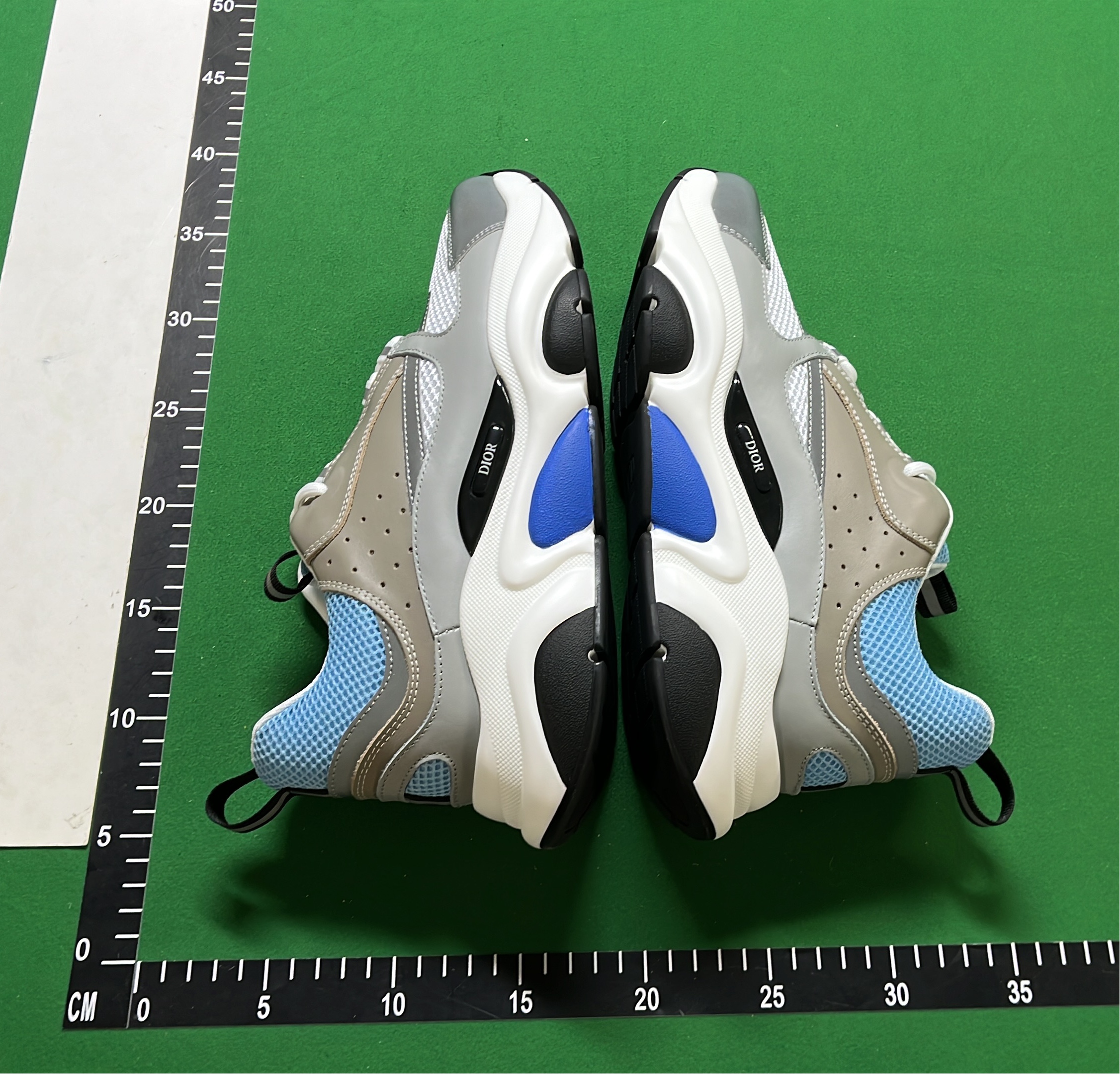DIO Light Blue and Gray Chunky Sneakers for Casual Wear