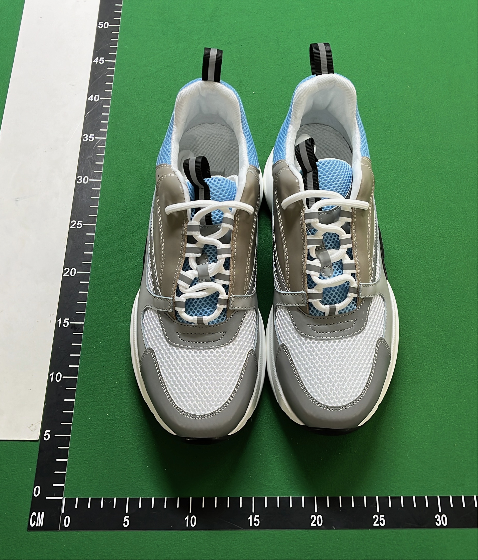 DIO Light Blue and Gray Chunky Sneakers for Casual Wear