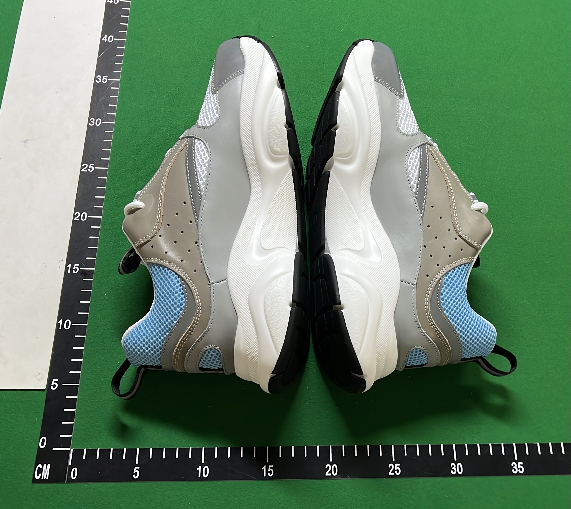 DIO Light Blue and Gray Chunky Sneakers for Casual Wear