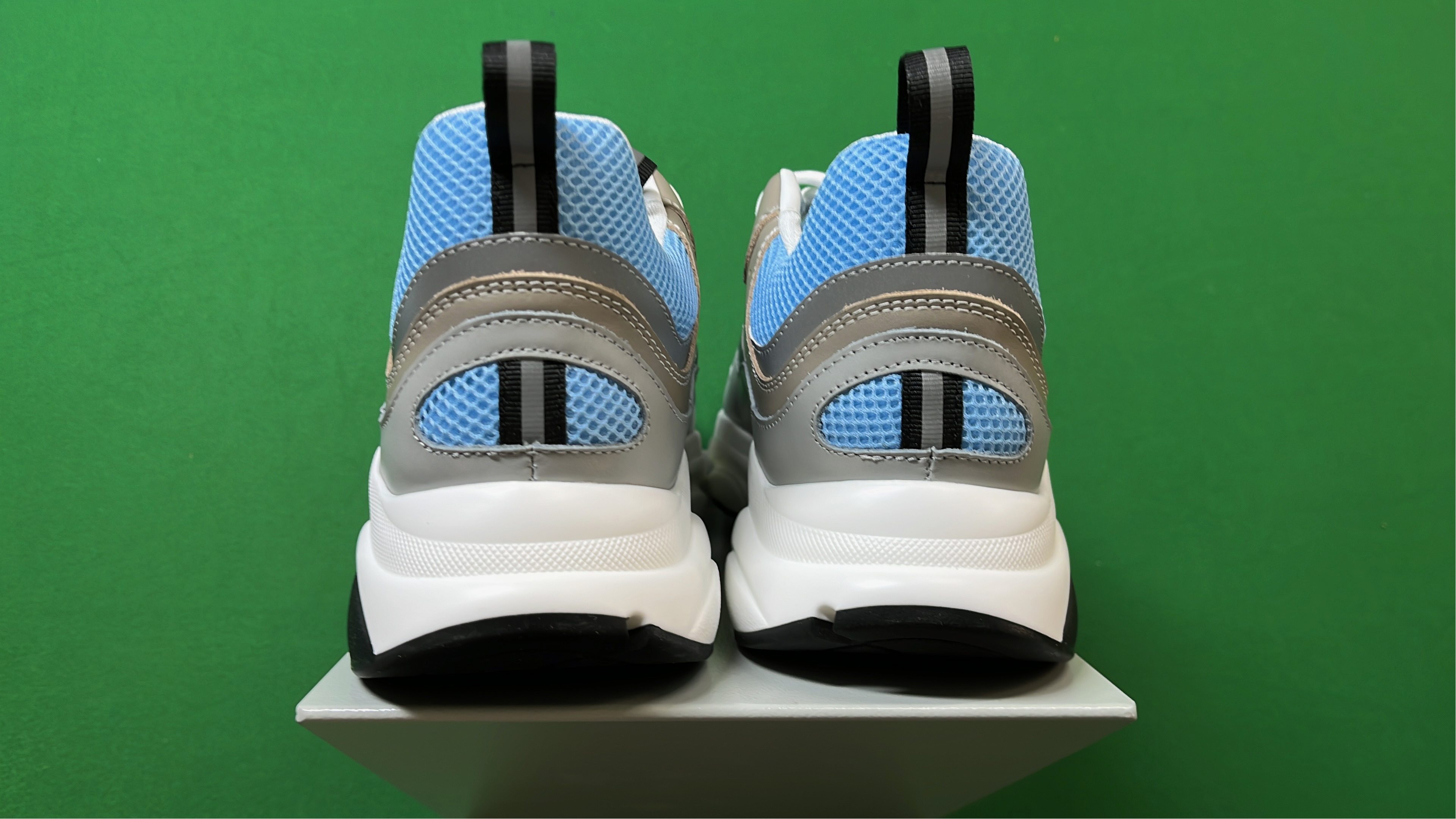DIO Light Blue and Gray Chunky Sneakers for Casual Wear