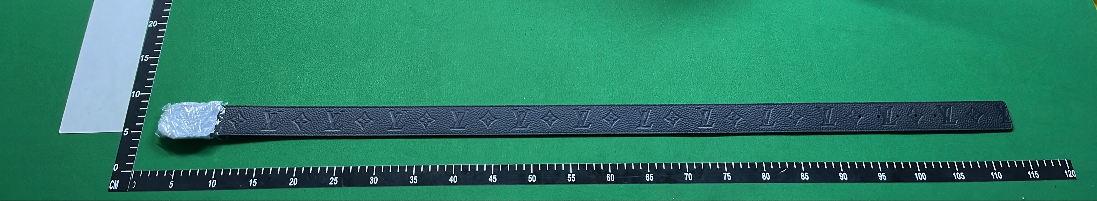 LV Monogram Belt with Gold Tone LV Buckle 4.0cm