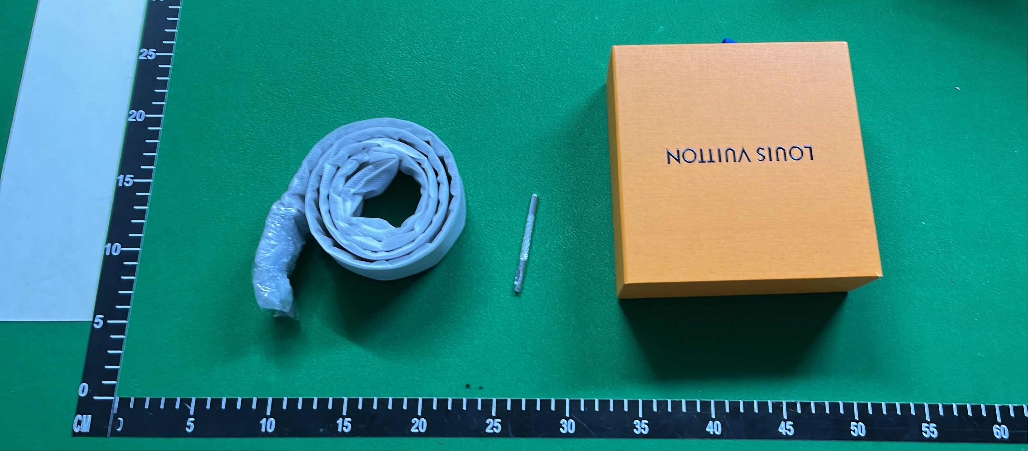 LV Monogram Belt with Gold Tone LV Buckle 4.0cm