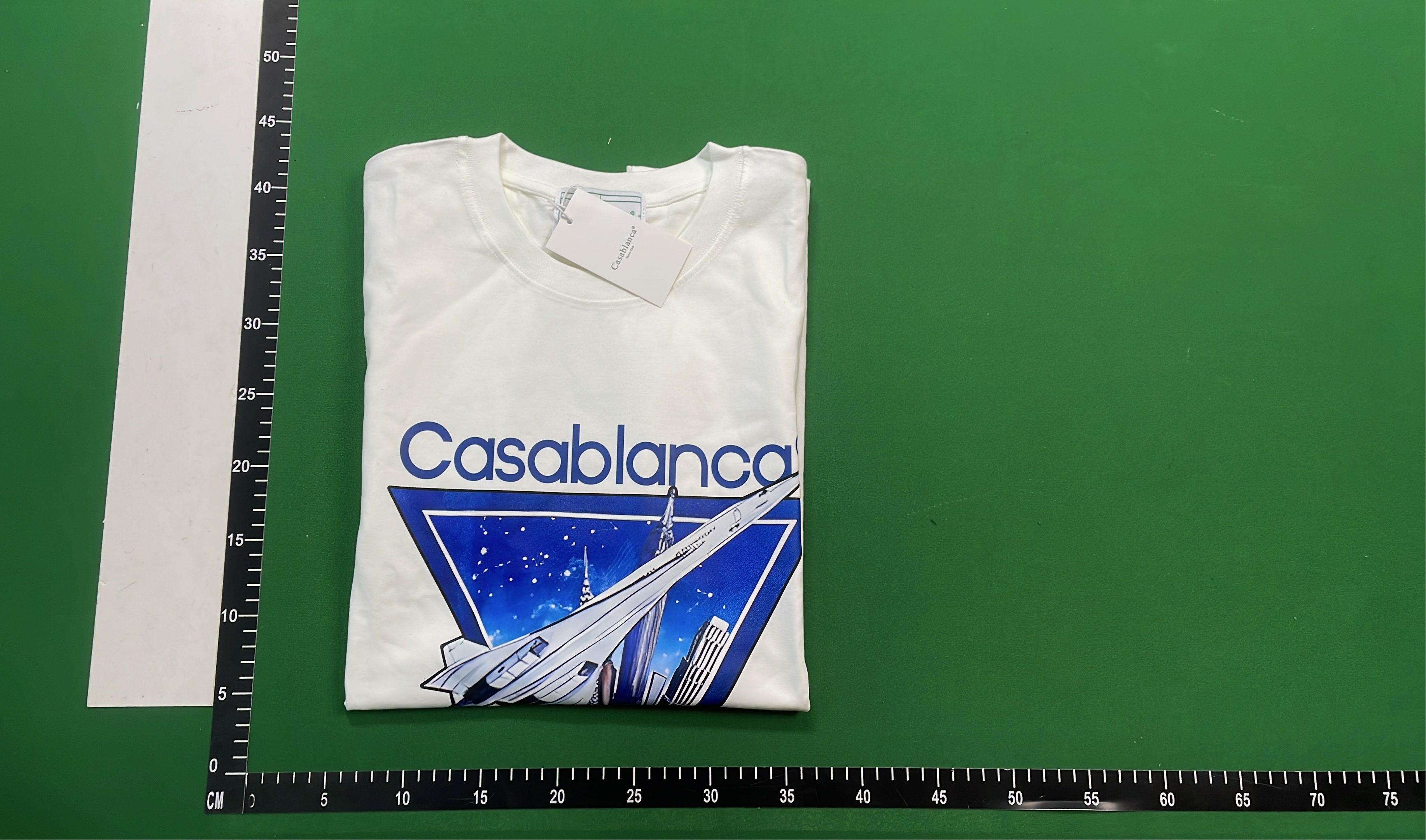 Casablanca Airplane Graphic T-Shirt Black