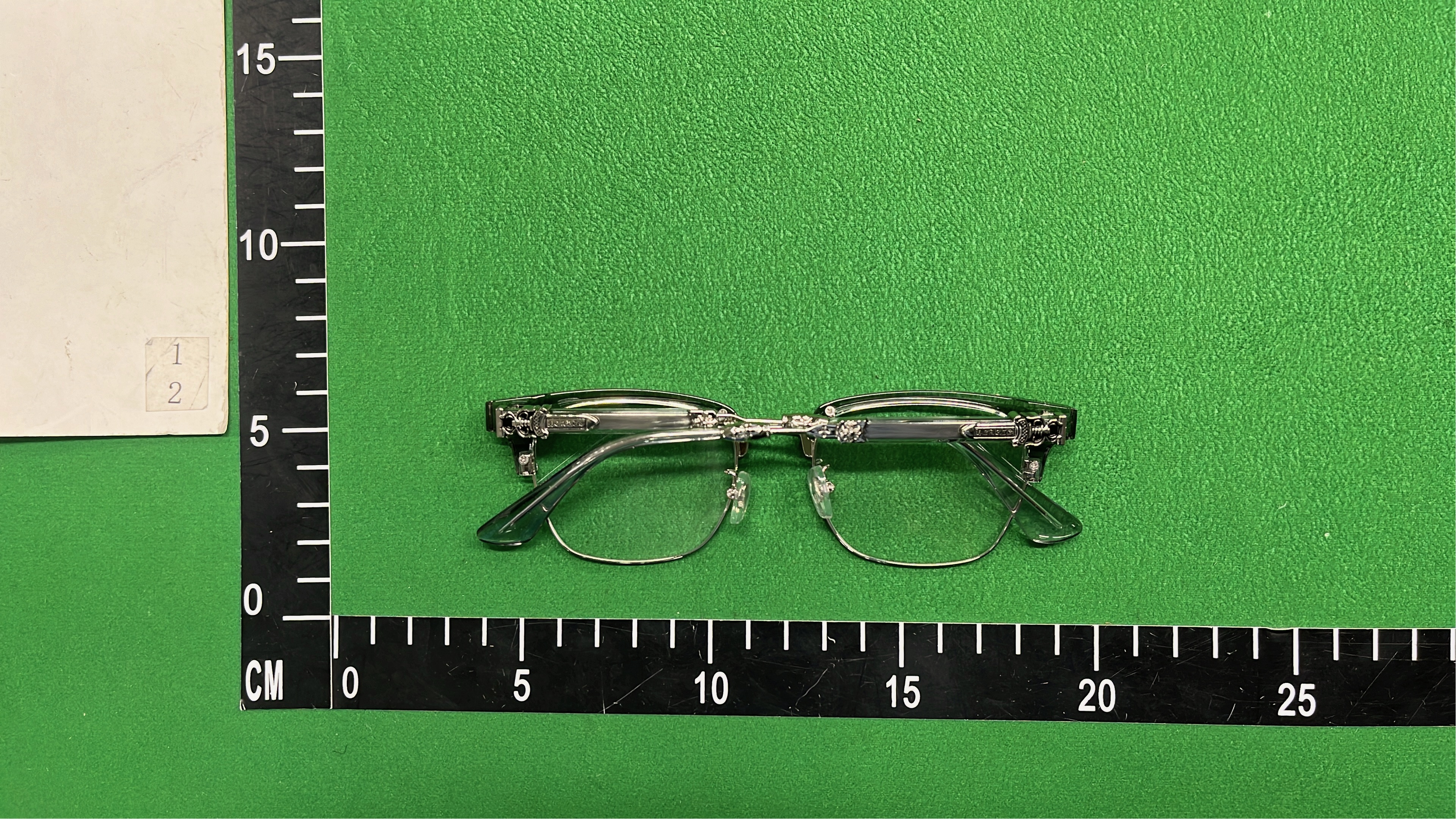 Matte Green Gun Metal Eyeglasses Frame for Men Women