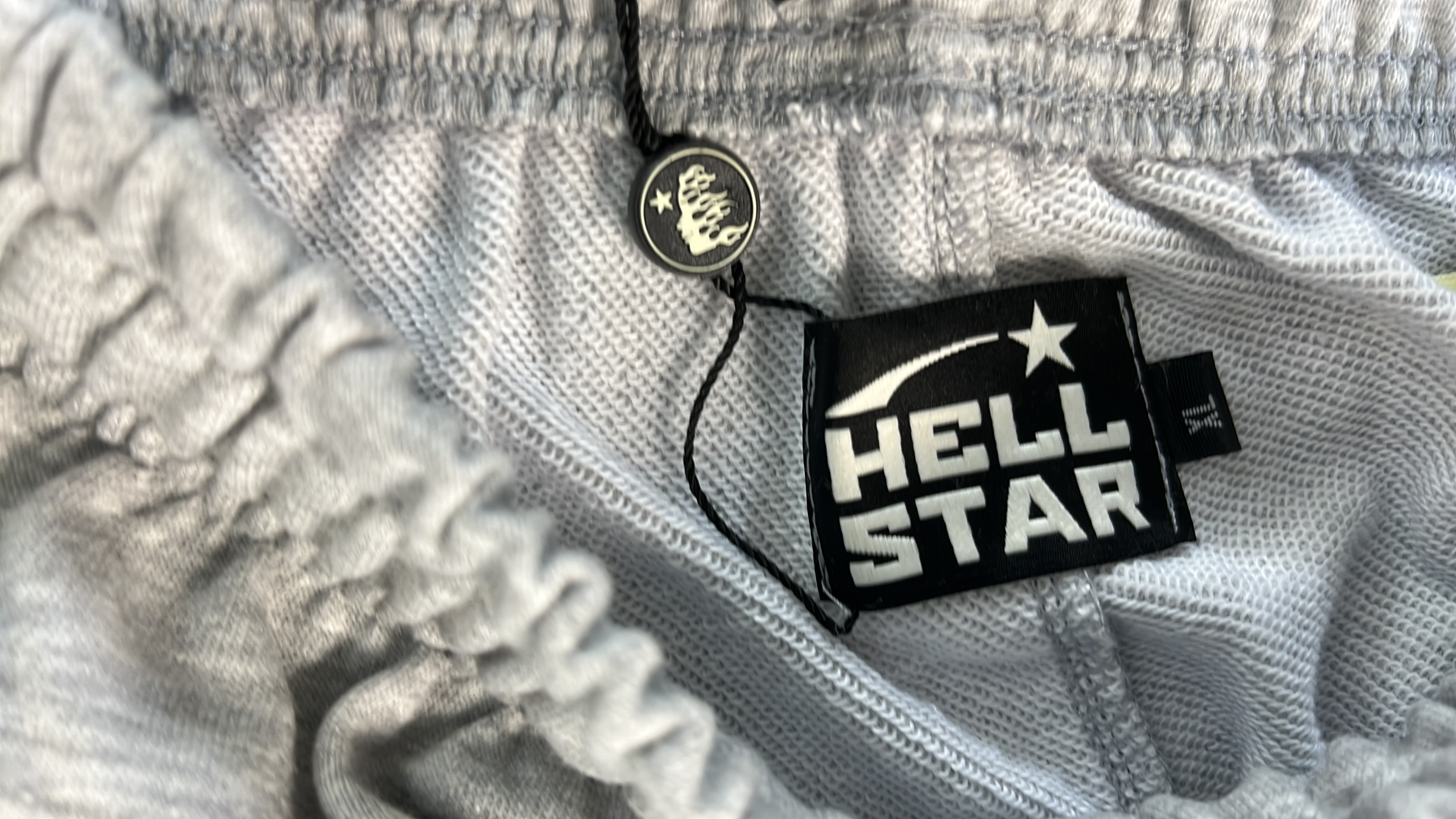 Hellstar Flame Hoodie & Sweatpants Set - Gray and Pink Edition
