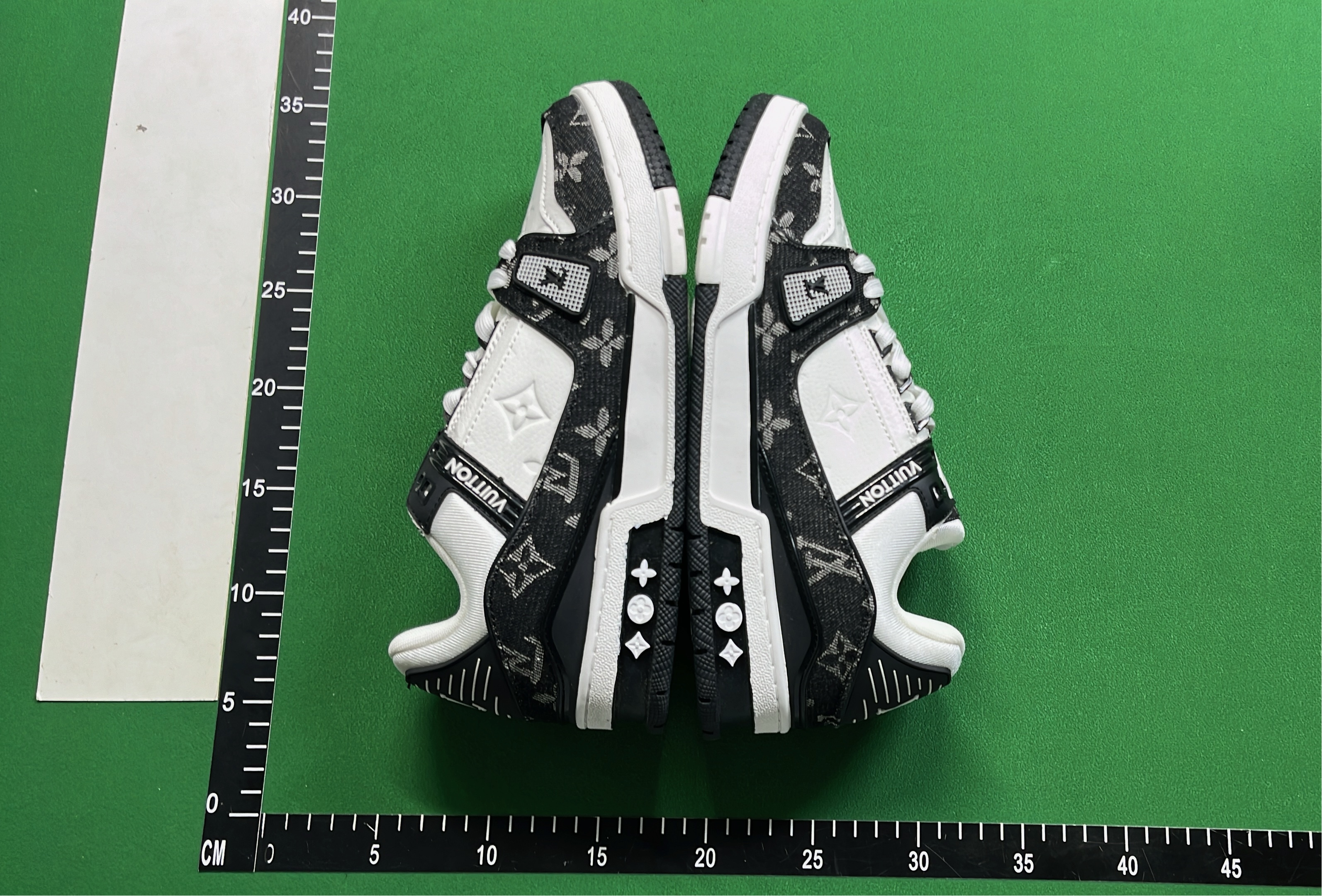 Louis Vuitton Monogram Canvas Sneakers White Black