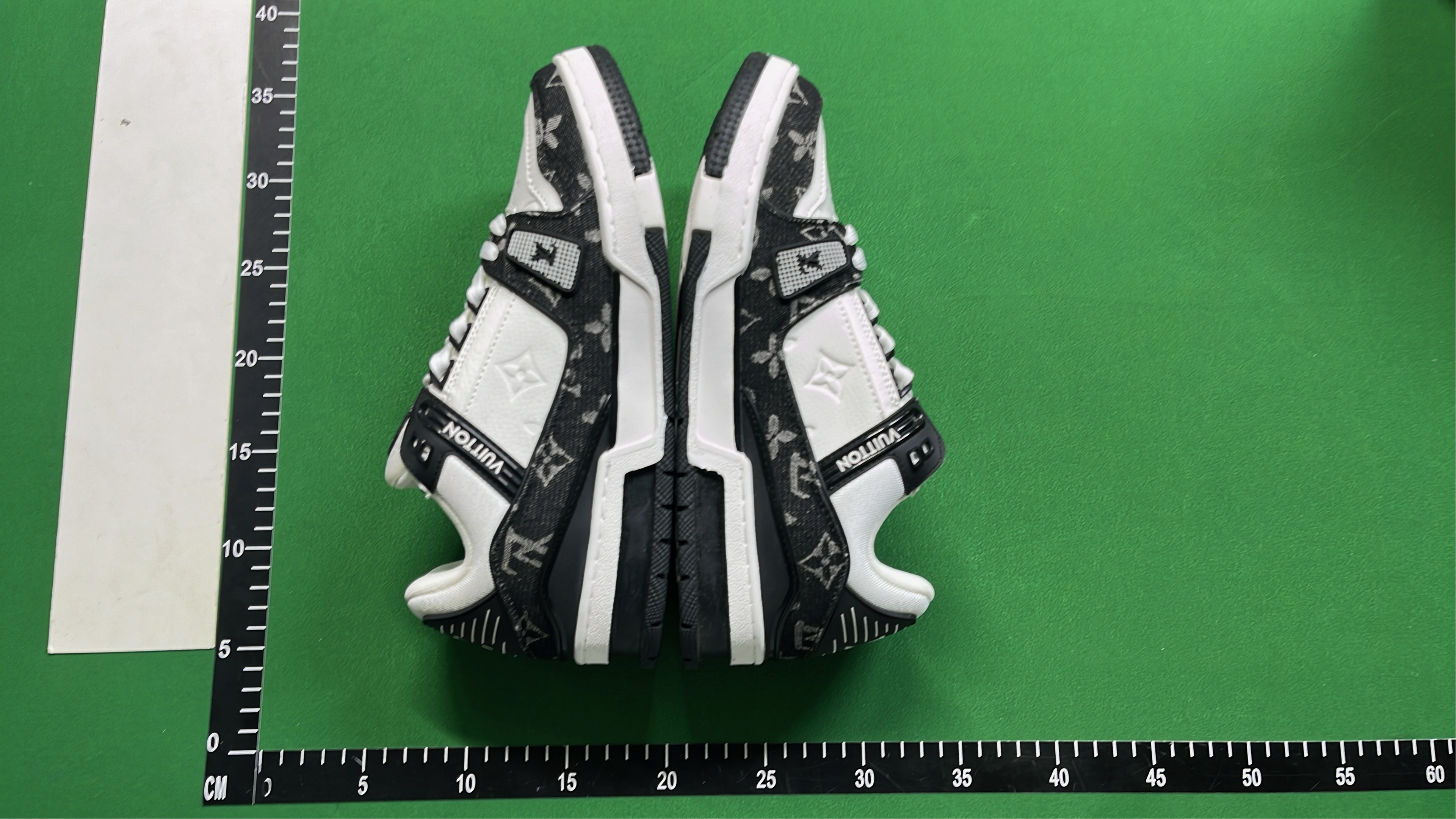 Louis Vuitton Monogram Canvas Sneakers White Black