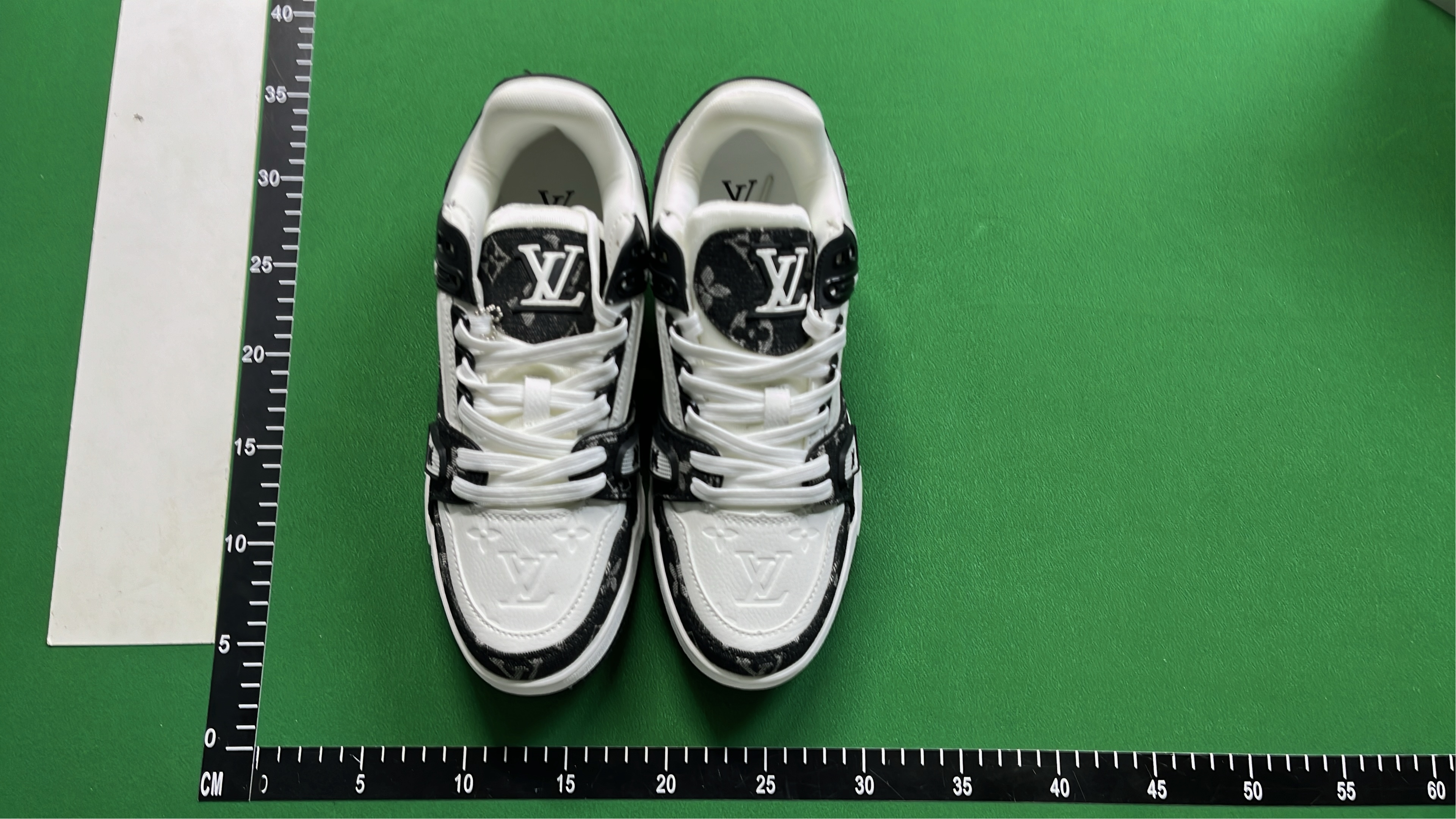 Louis Vuitton Monogram Canvas Sneakers White Black