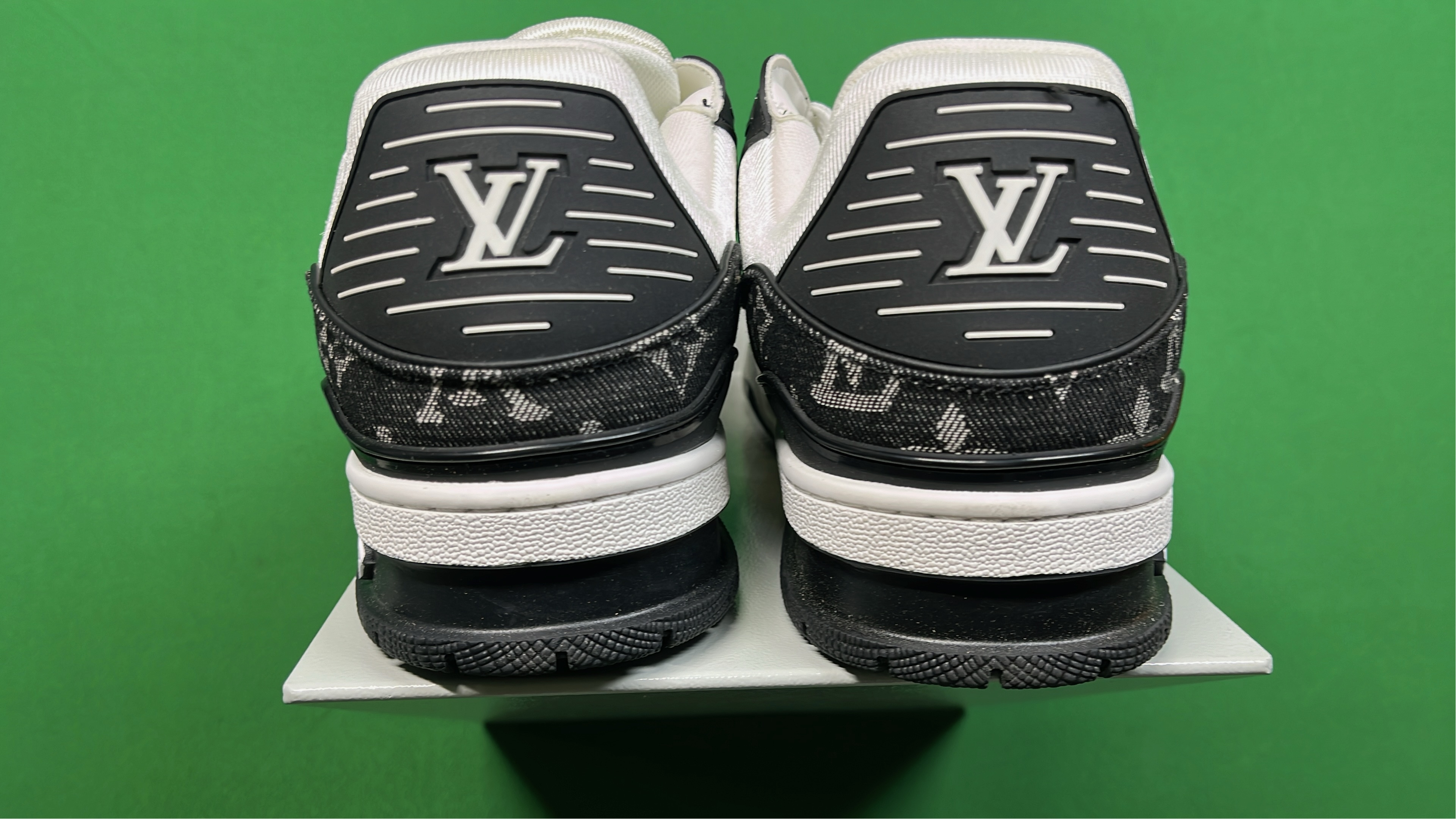 Louis Vuitton Monogram Canvas Sneakers White Black