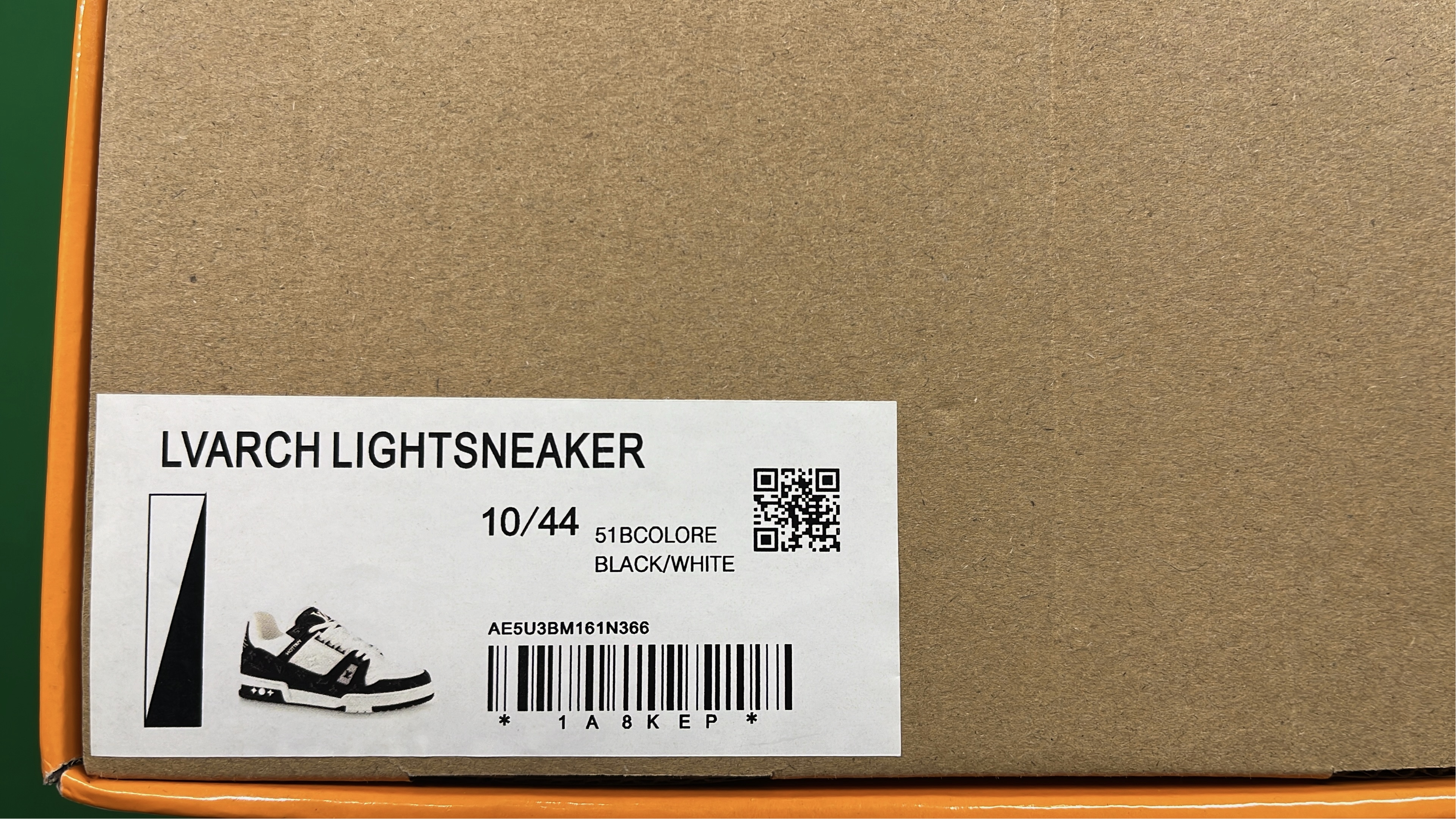Louis Vuitton Monogram Canvas Sneakers White Black