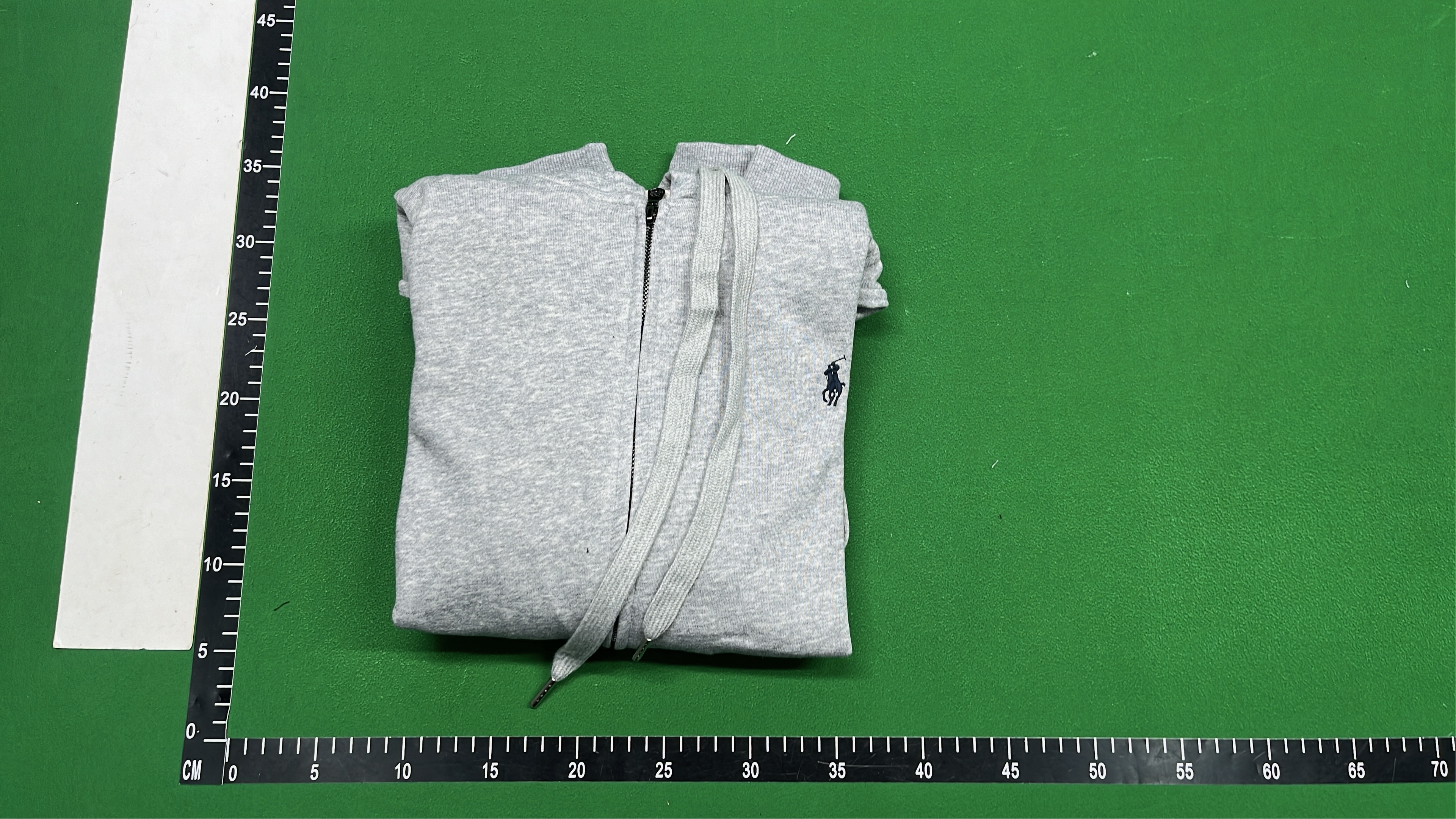 Polo Ralph Lauren Men's Gray Zip-Up Hoodie with Pony Logo