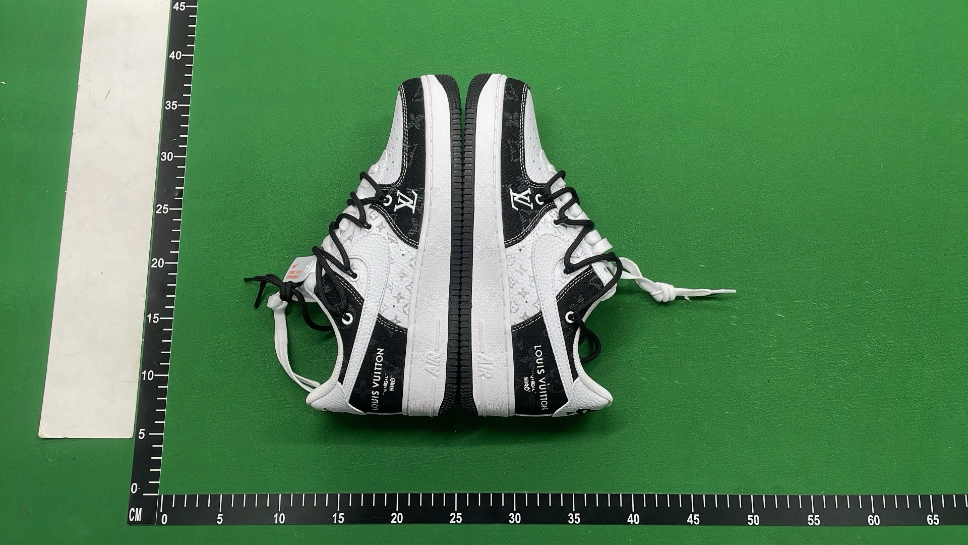 Nike Air Force 1 Low Black White Gum Sole Sneakers