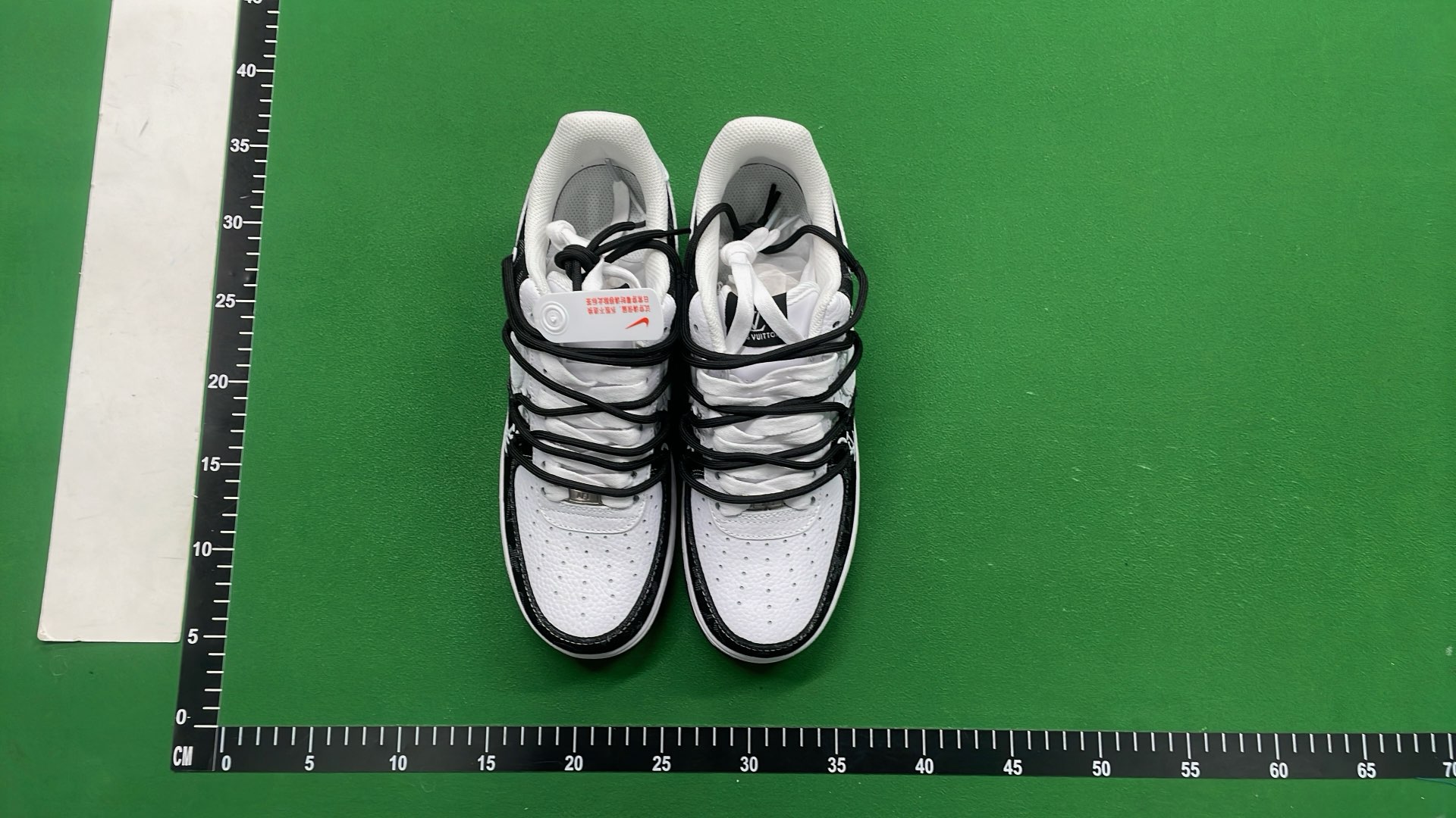 Nike Air Force 1 Low Black White Gum Sole Sneakers