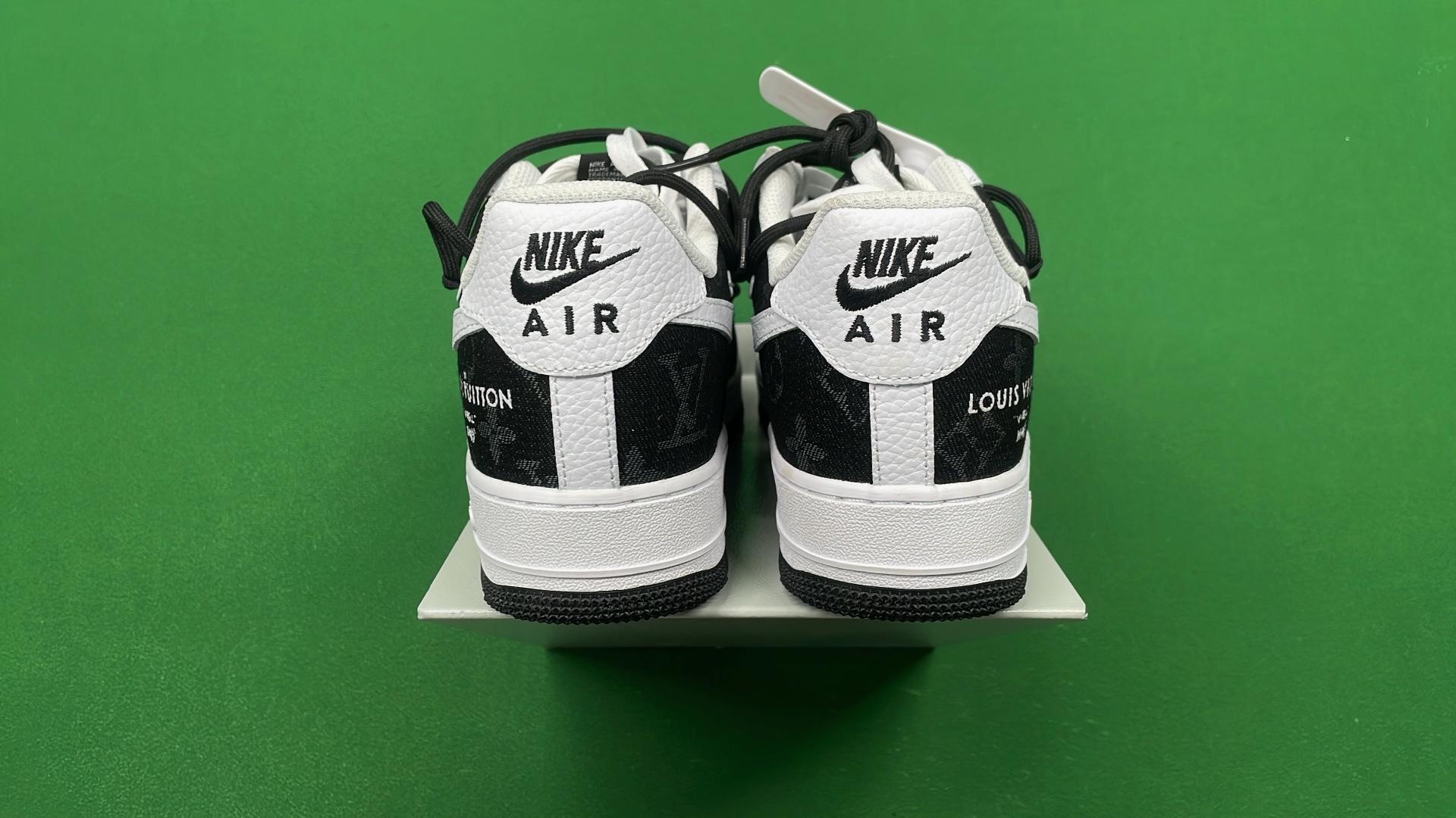 Nike Air Force 1 Low Black White Gum Sole Sneakers