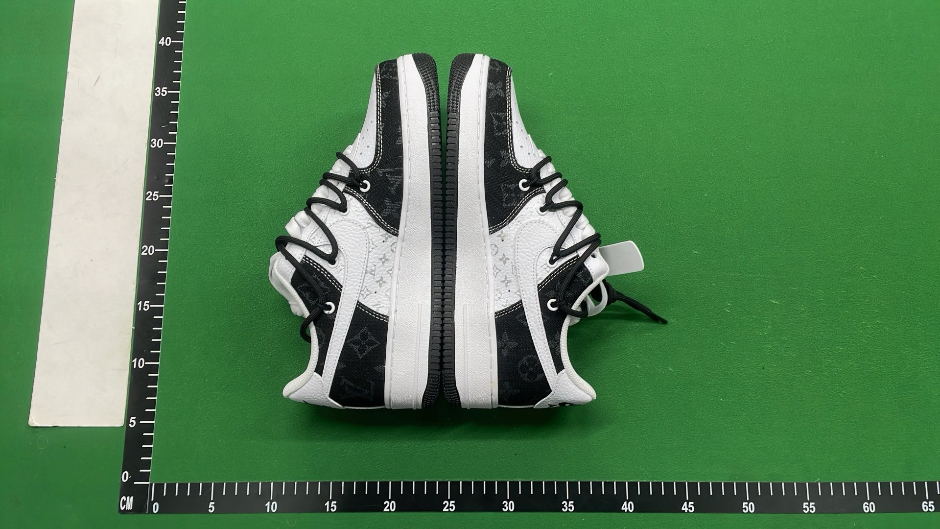 Nike Air Force 1 Low Black White Gum Sole Sneakers