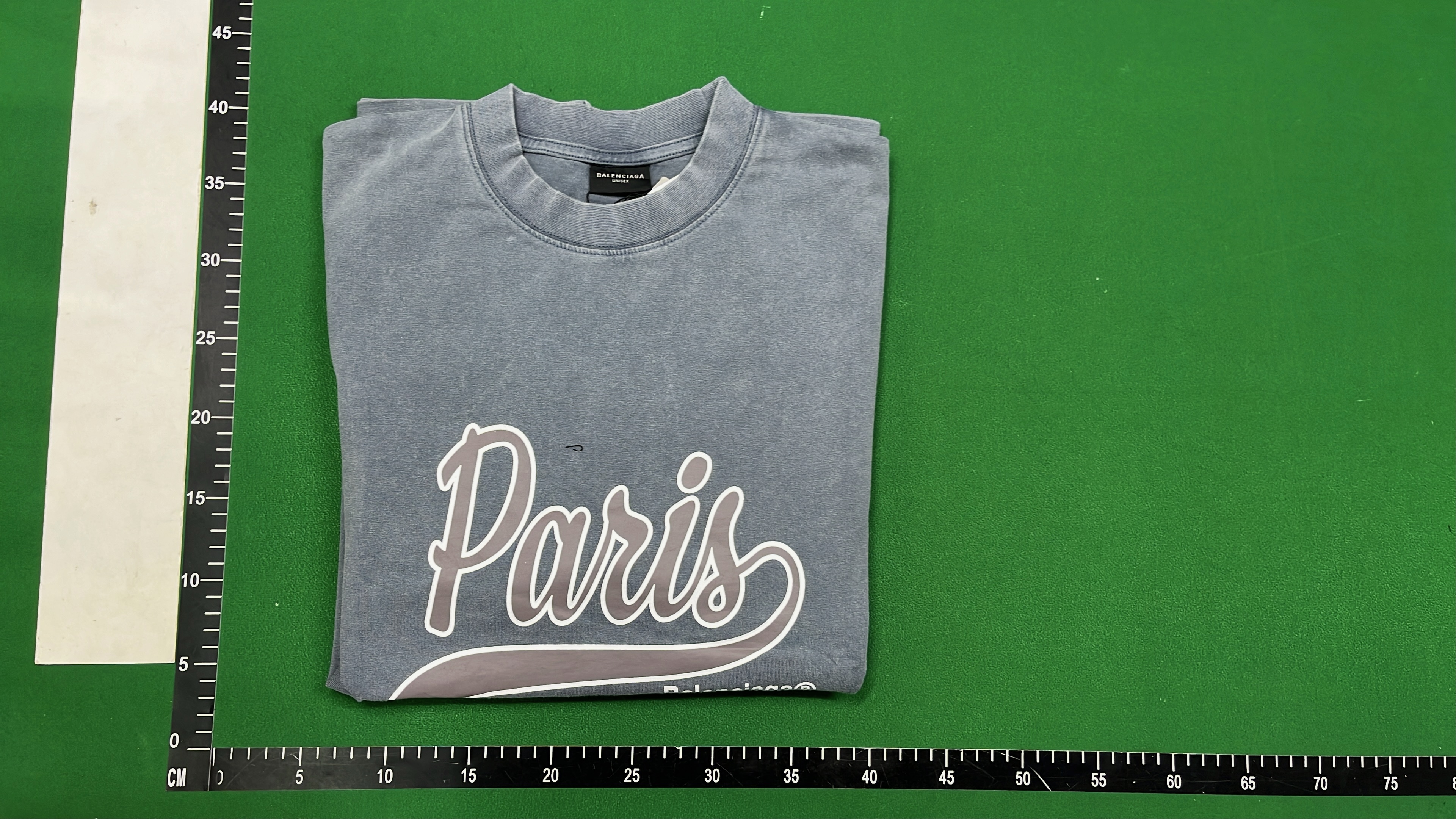 Gray Oversized T-Shirt with Red Chinese Characters 'City'